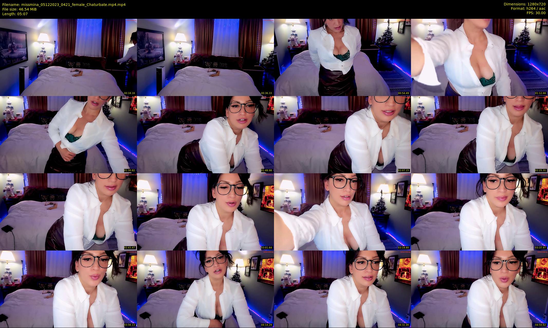 missmina — 6 minute Chaturbate female cam show recording, 720p, Dec 5, 2023