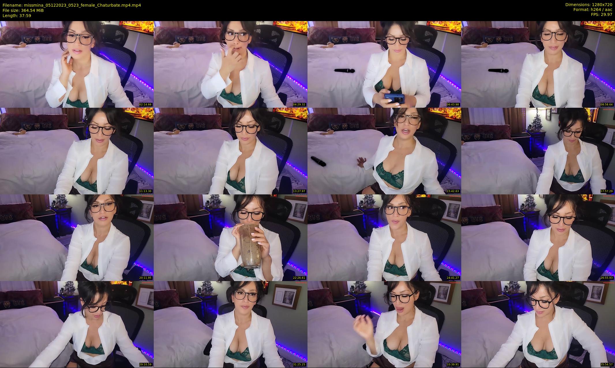 missmina — 38 minute Chaturbate female cam show recording, 720p, Dec 5, 2023