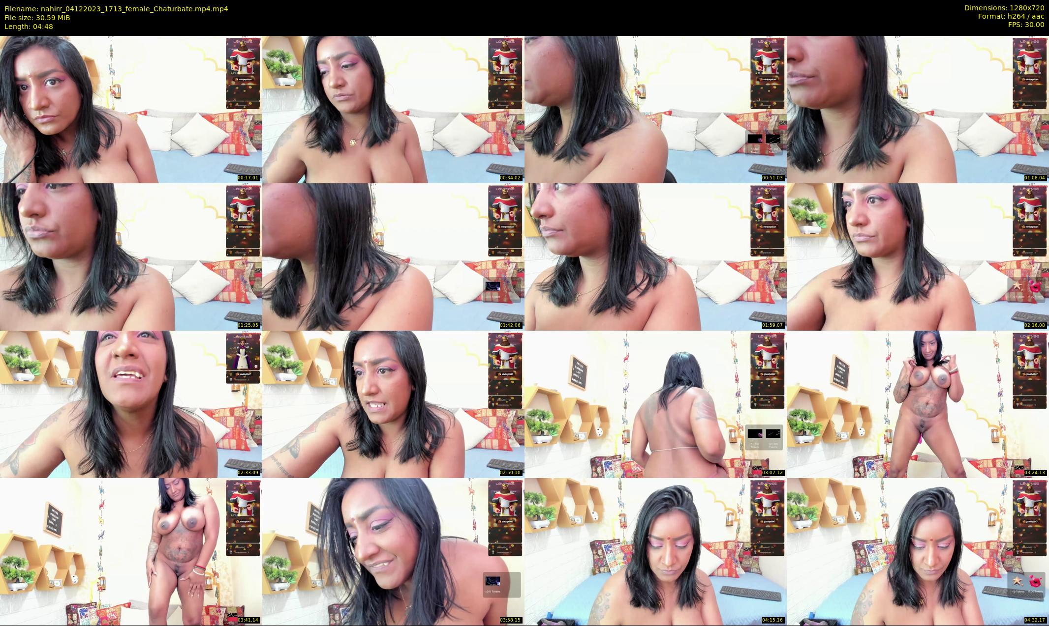 nahirr — 5 minute Chaturbate female cam show recording, 720p, Dec 4, 2023