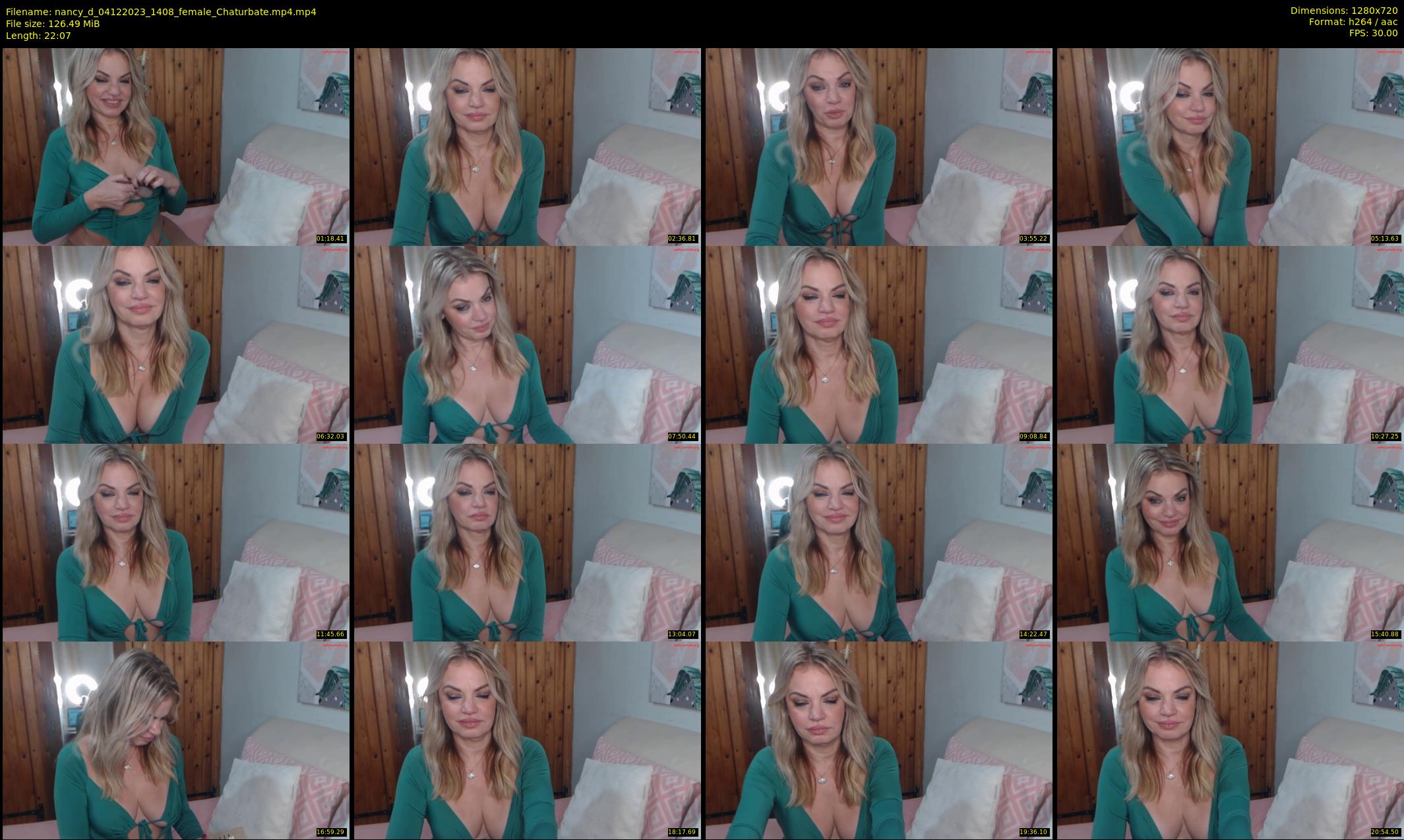 nancy_d — 23 minute Chaturbate female cam show recording, 720p, Dec 4, 2023