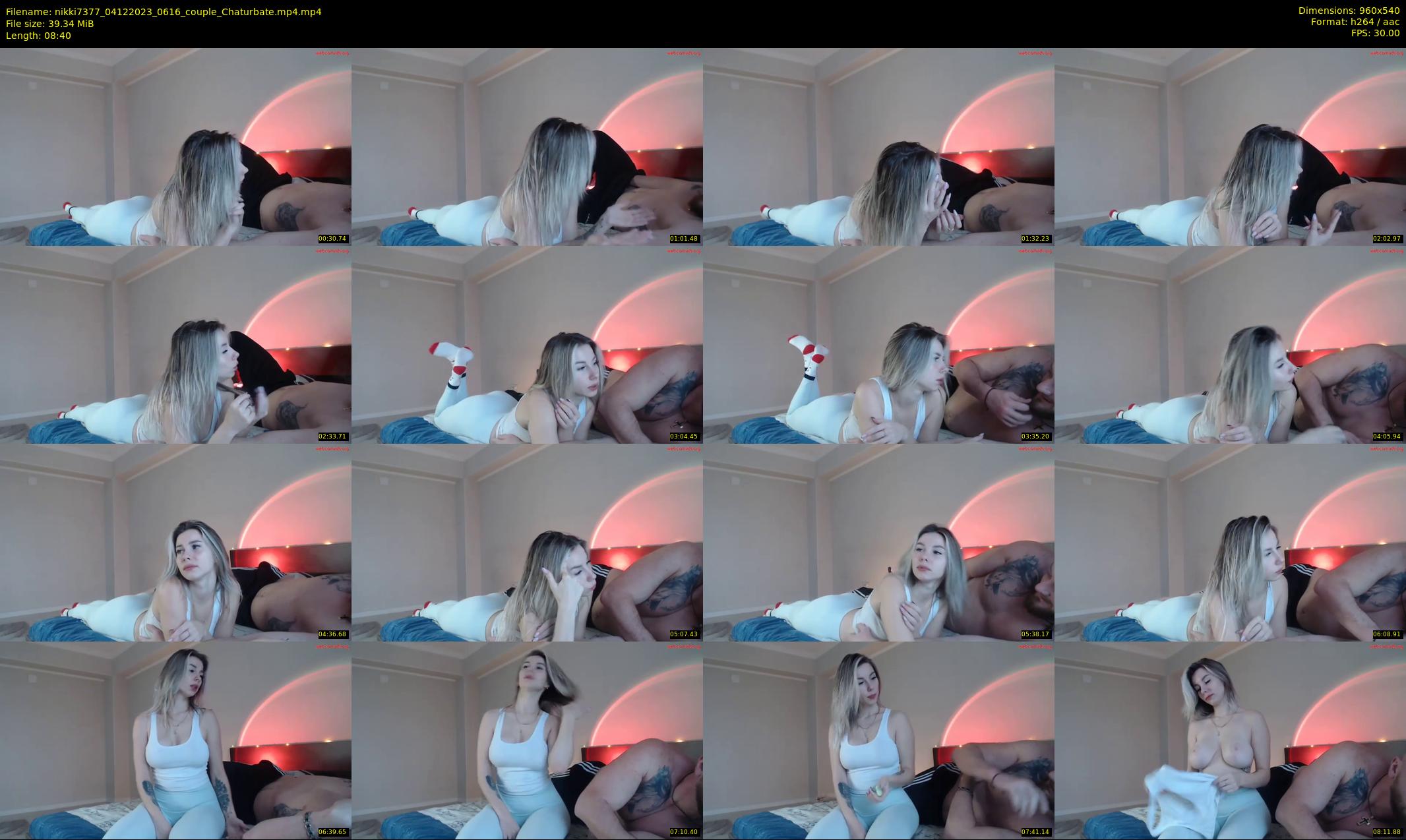 nikki7377 — 9 minute Chaturbate couple cam show recording, 480p, Dec 4, 2023