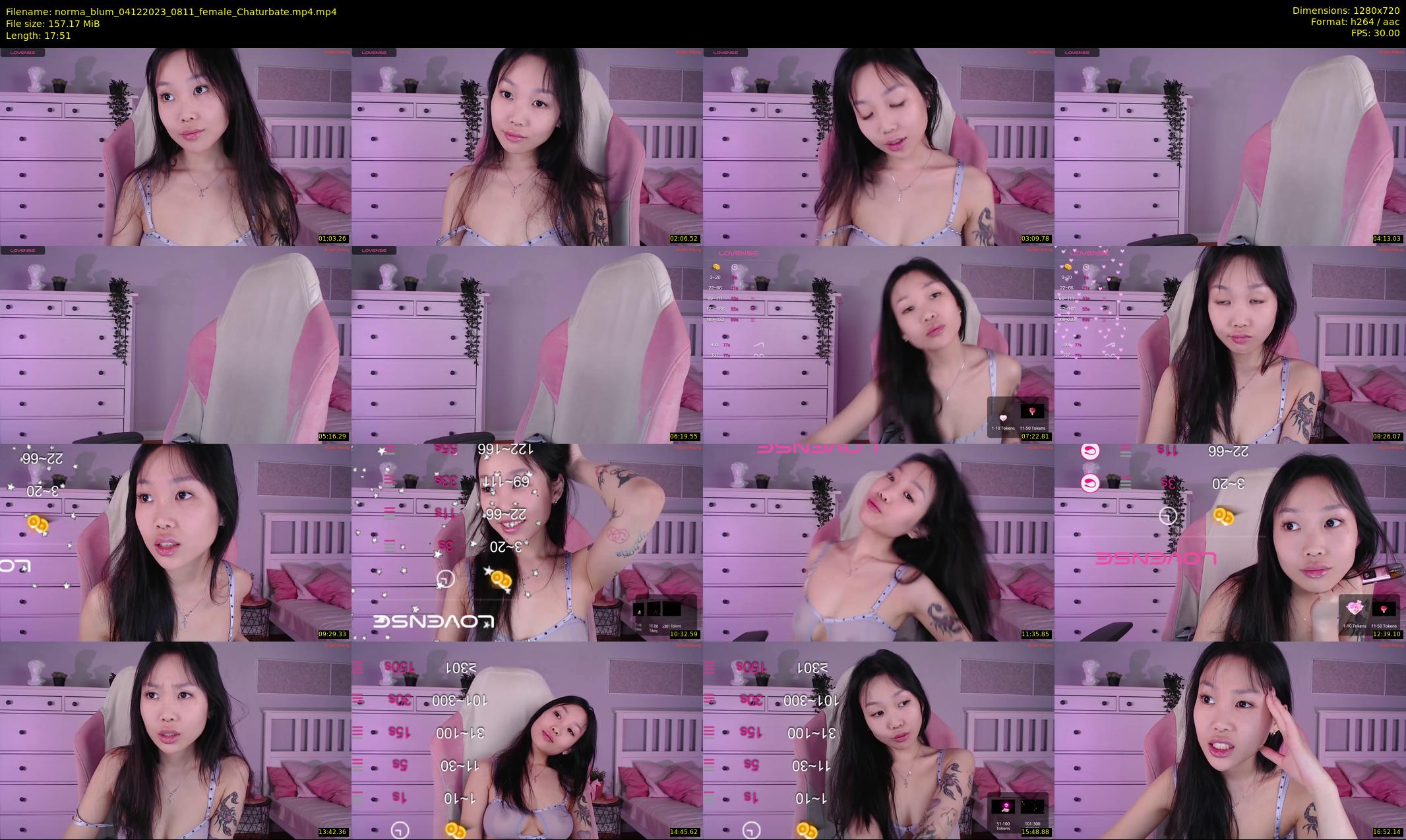 norma_blum — 18 minute Chaturbate female cam show recording, 720p, Dec 4, 2023
