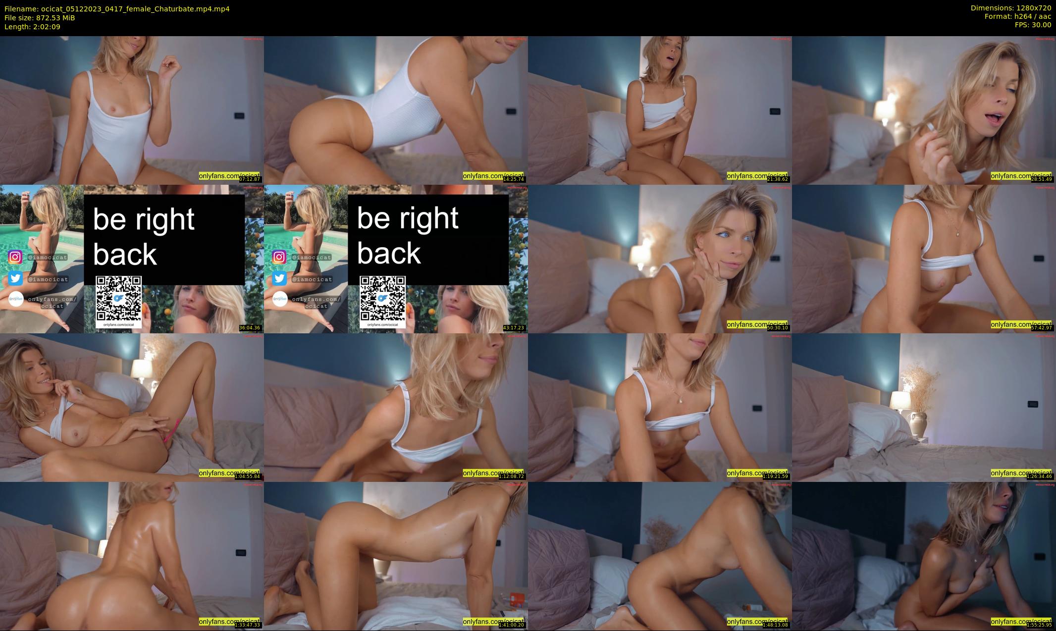 ocicat — 123 minute Chaturbate female cam show recording, 720p, Dec 5, 2023