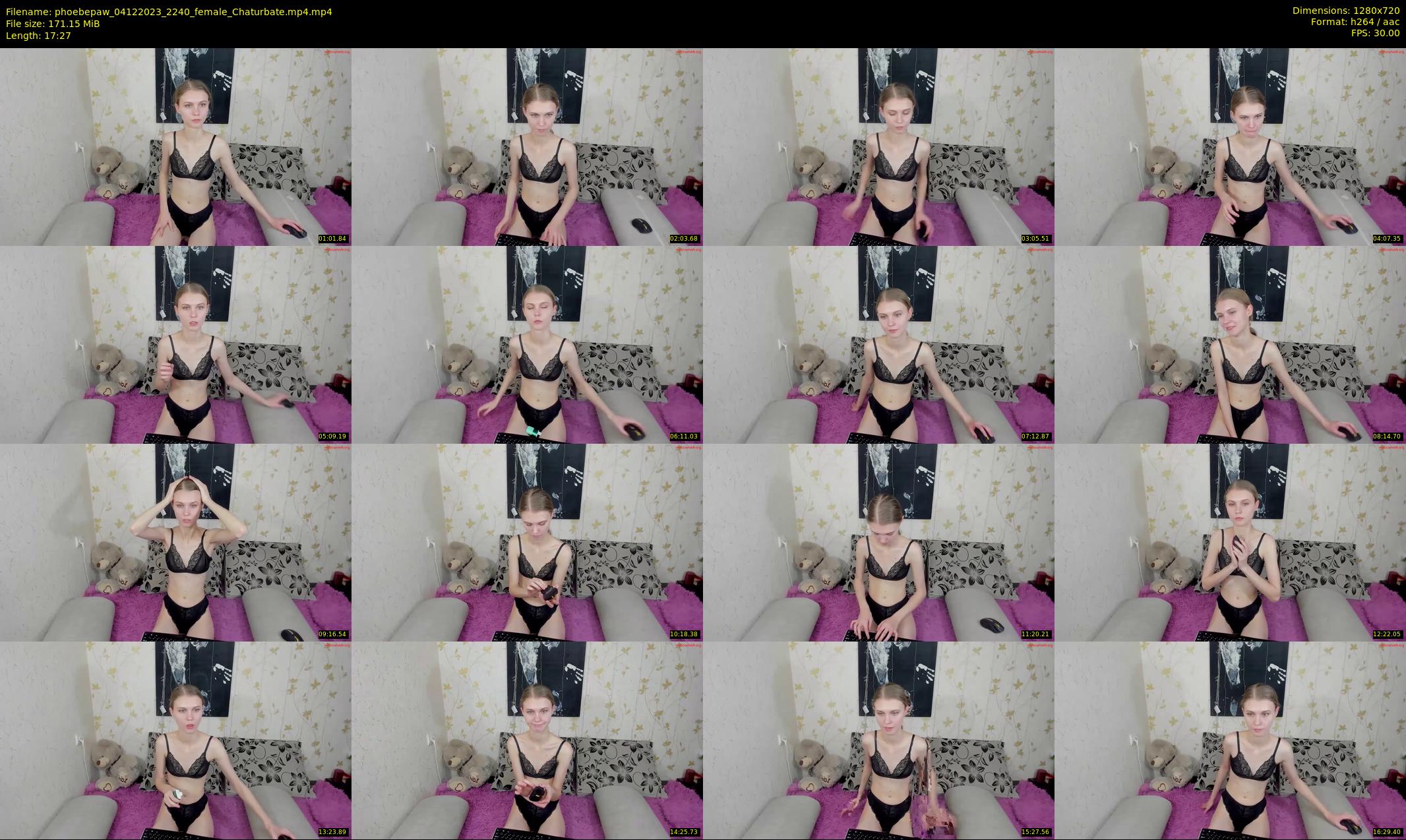 phoebepaw — 18 minute Chaturbate female cam show recording, 720p, Dec 4, 2023