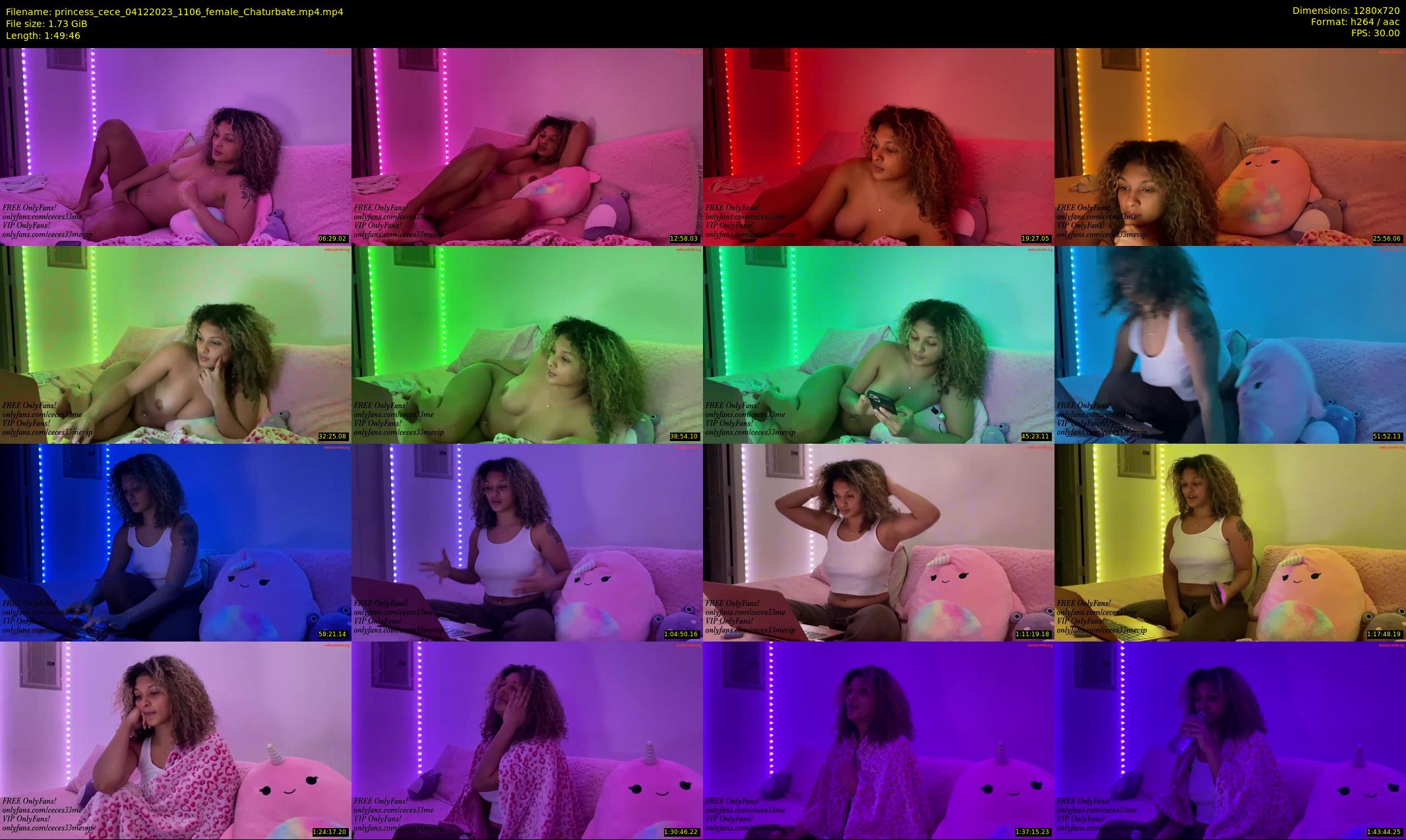 princess_cece — 110 minute Chaturbate female cam show recording, 720p, Dec 4, 2023