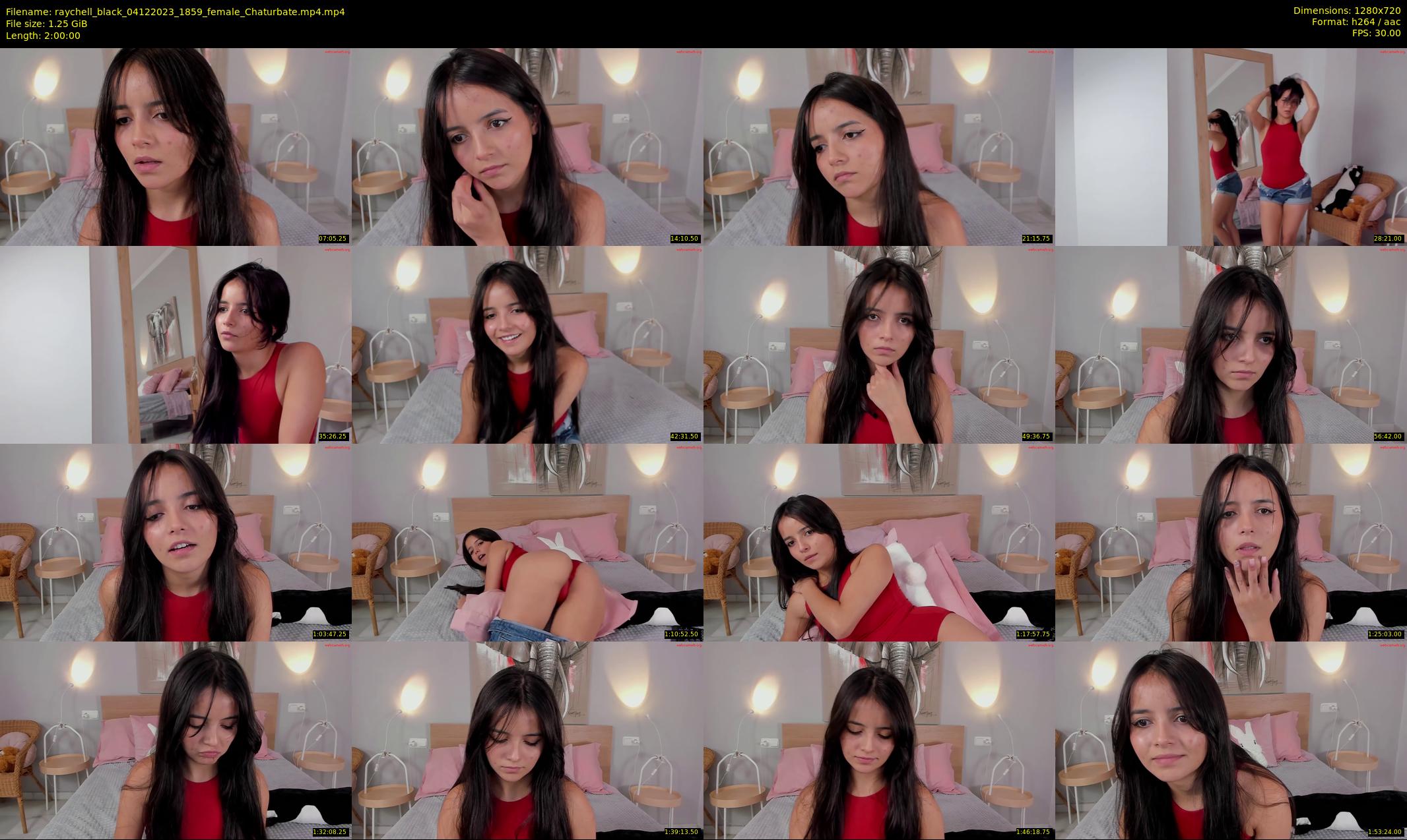 raychell_black — 120 minute Chaturbate female cam show recording, 720p, Dec 4, 2023