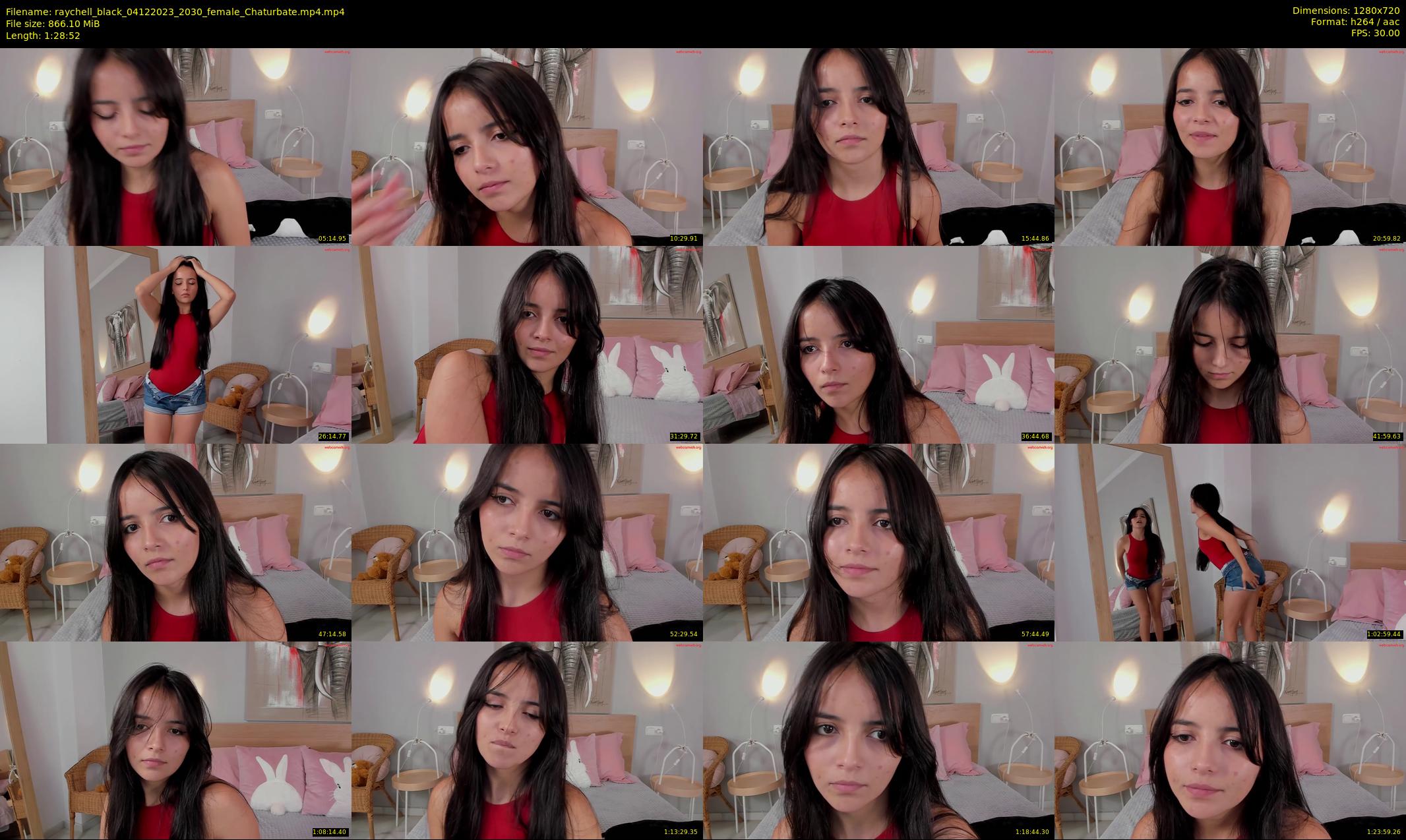 raychell_black — 89 minute Chaturbate female cam show recording, 720p, Dec 4, 2023