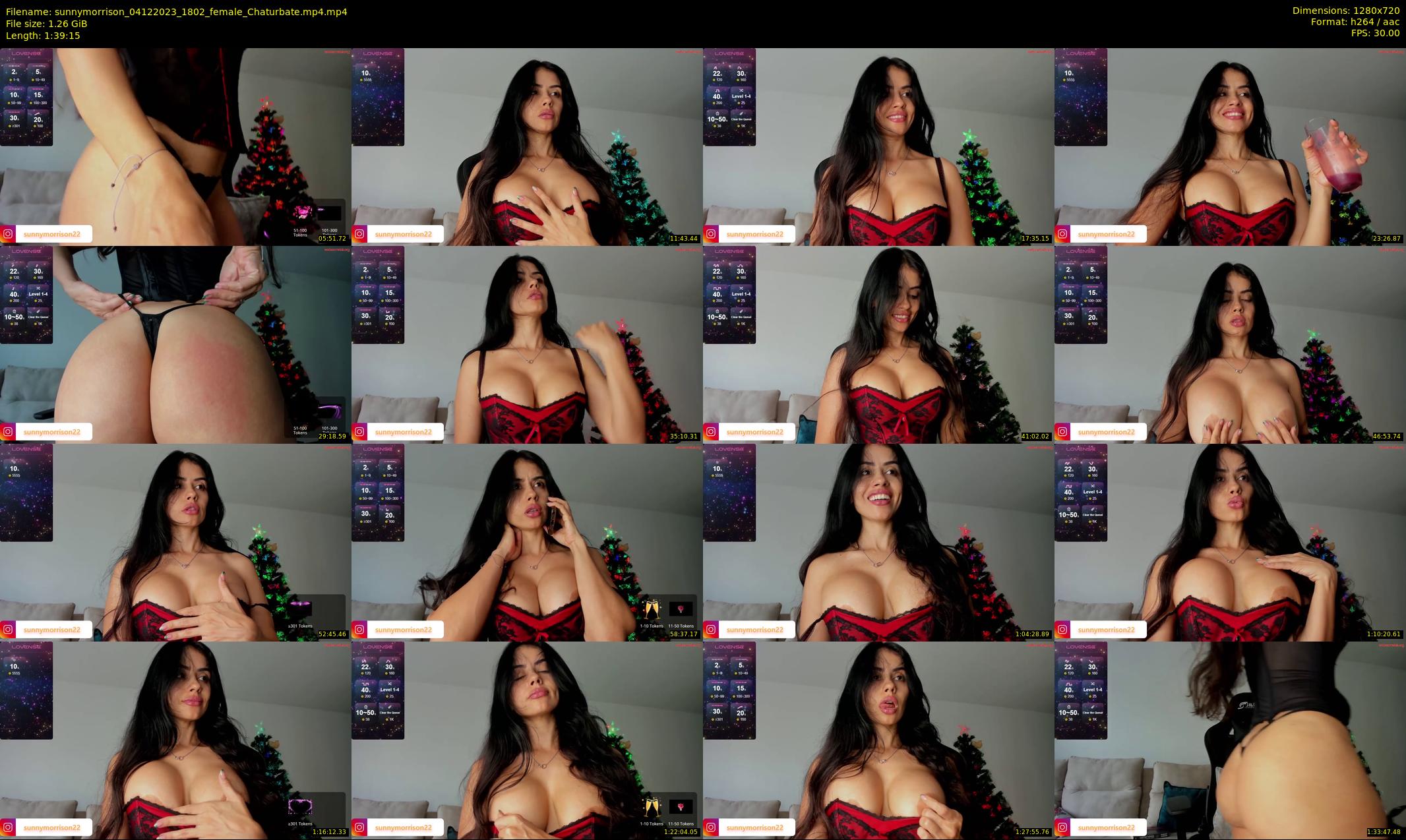 sunnymorrison — 100 minute Chaturbate female cam show recording, 720p, Dec 4, 2023