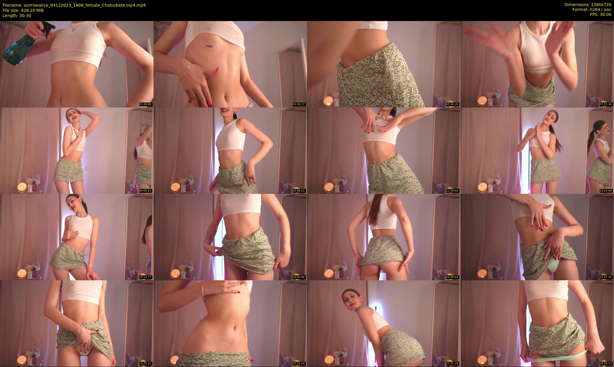 sunrisealice — 31 minute Chaturbate female cam show recording, 720p, Dec 4, 2023
