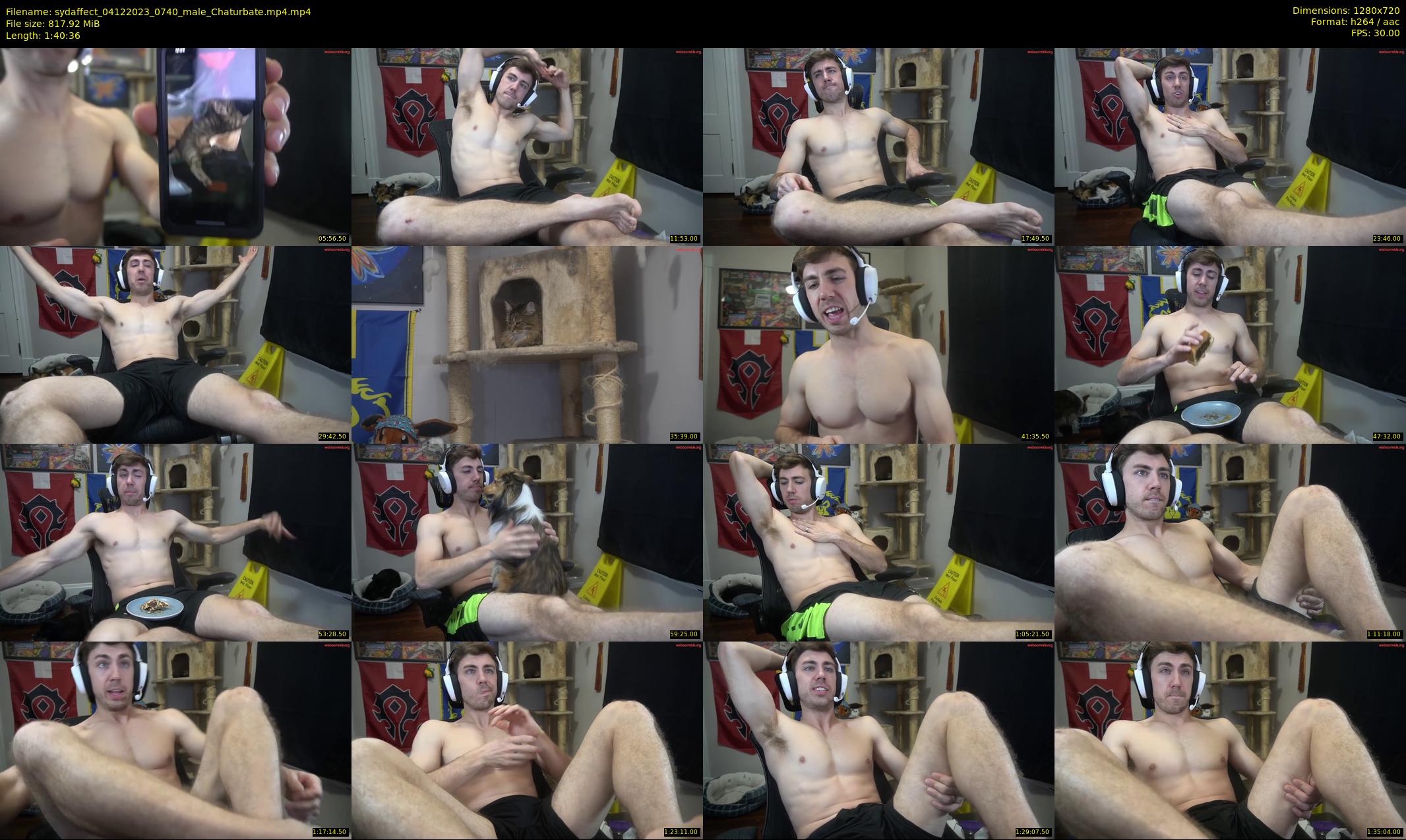 sydaffect — 101 minute Chaturbate male cam show recording, 720p, Dec 4, 2023