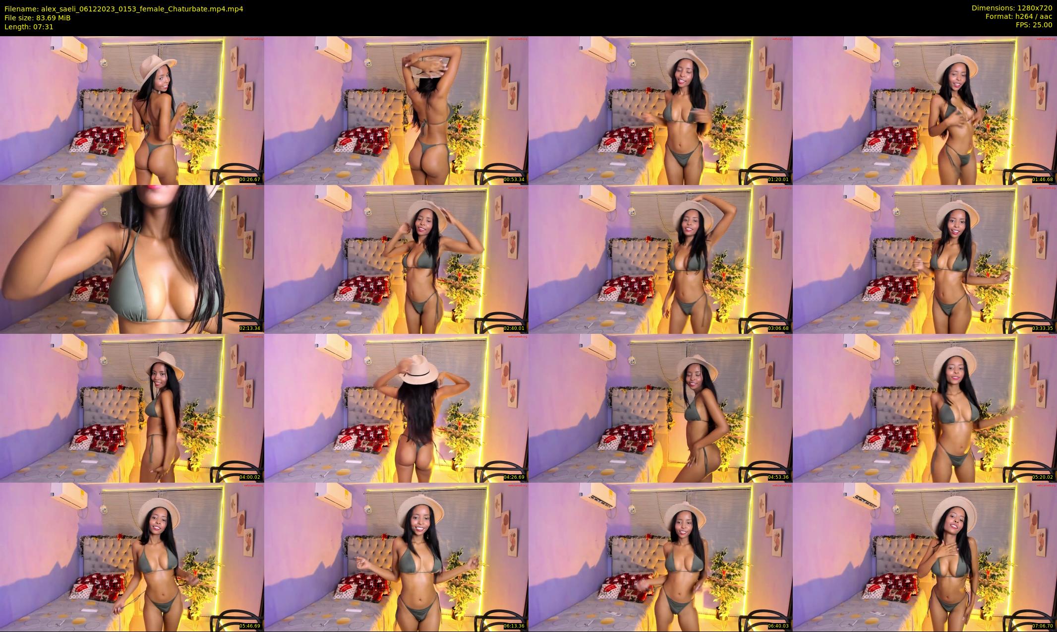 alex_saeli — 8 minute Chaturbate female cam show recording, 720p, Dec 6, 2023