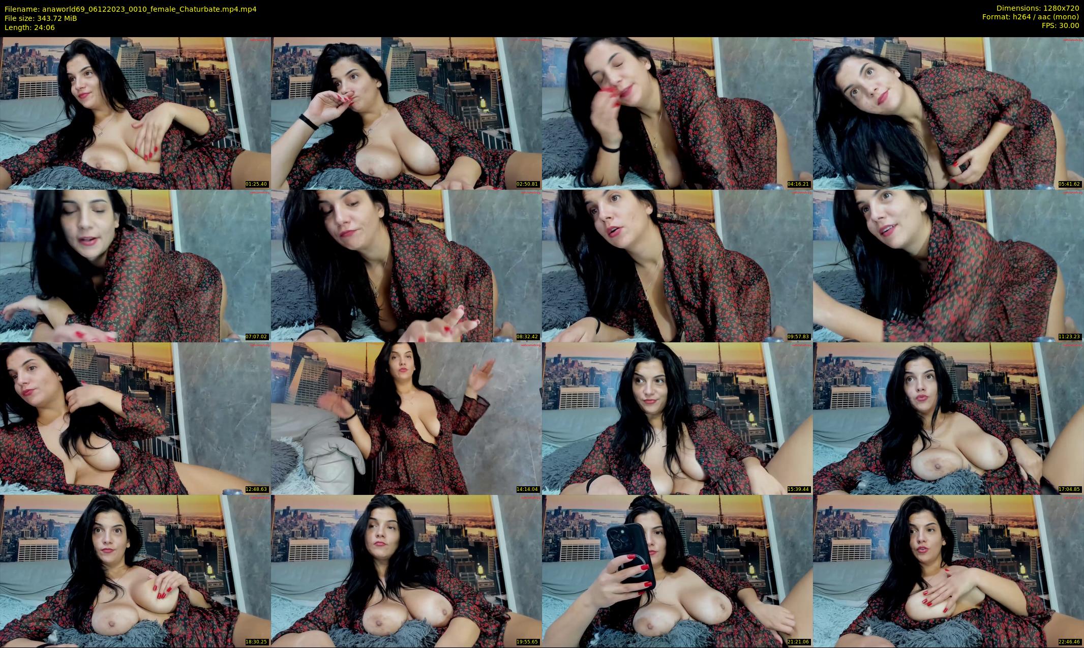 anaworld69 — 25 minute Chaturbate female cam show recording, 720p, Dec 6, 2023