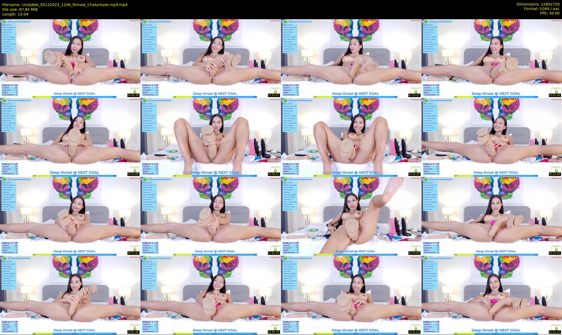 cindybkk — 14 minute Chaturbate female cam show recording, 720p, Dec 5, 2023
