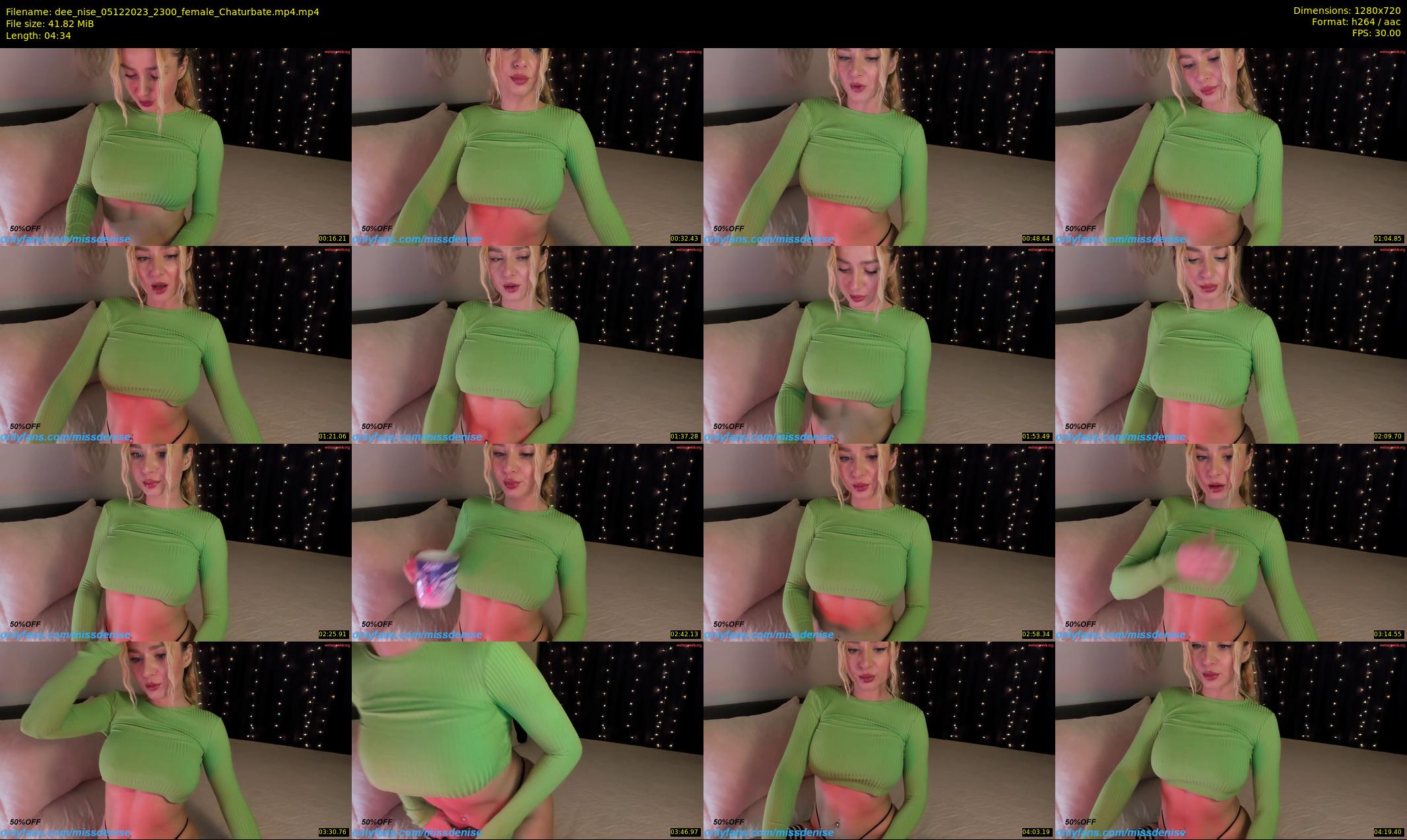 dee_nise — 5 minute Chaturbate female cam show recording, 720p, Dec 5, 2023