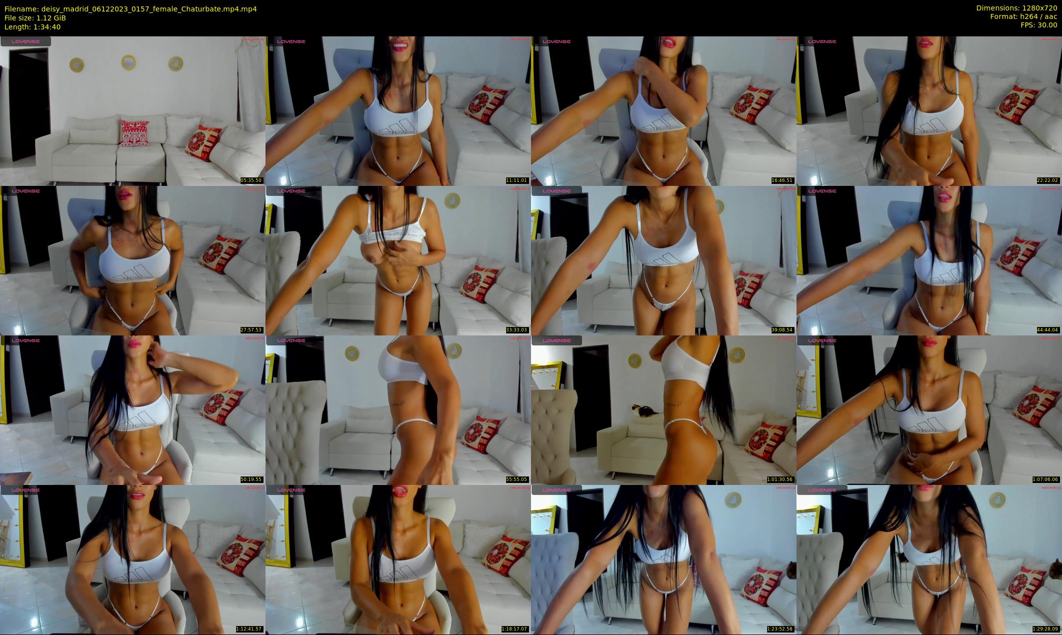 deisy_madrid — 95 minute Chaturbate female cam show recording, 720p, Dec 6, 2023