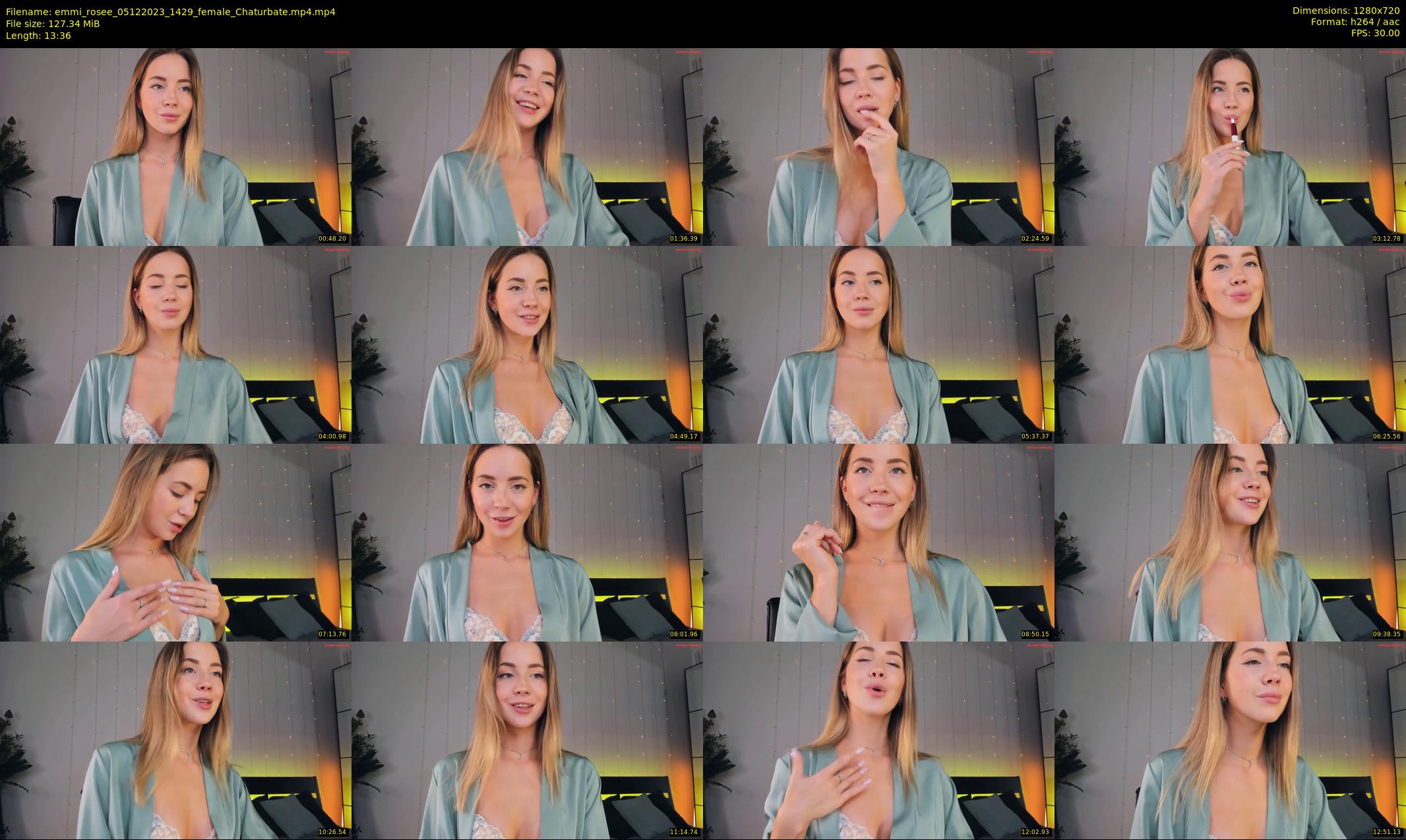 emmi_rosee — 14 minute Chaturbate female cam show recording, 720p, Dec 5, 2023