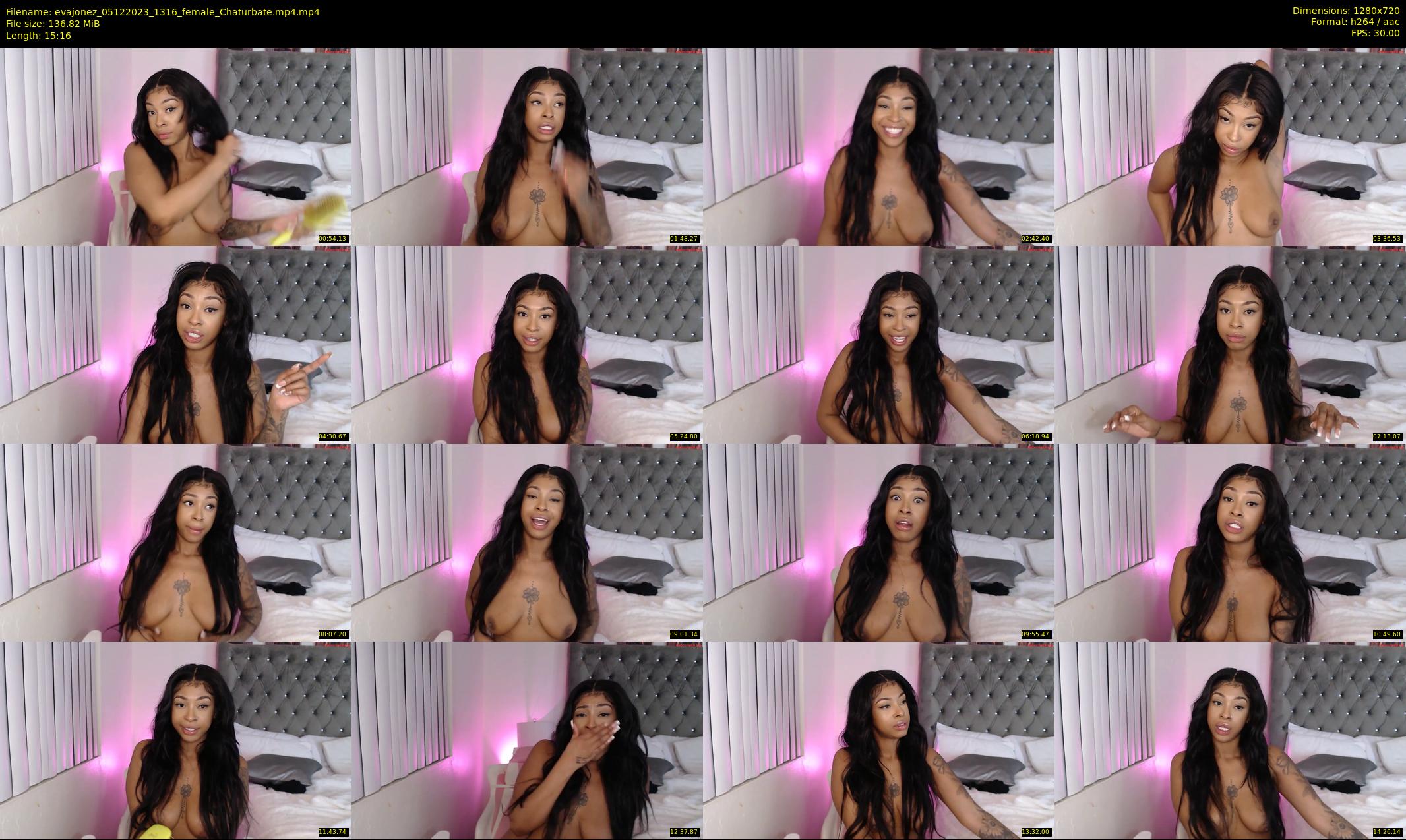evajonez — 16 minute Chaturbate female cam show recording, 720p, Dec 5, 2023