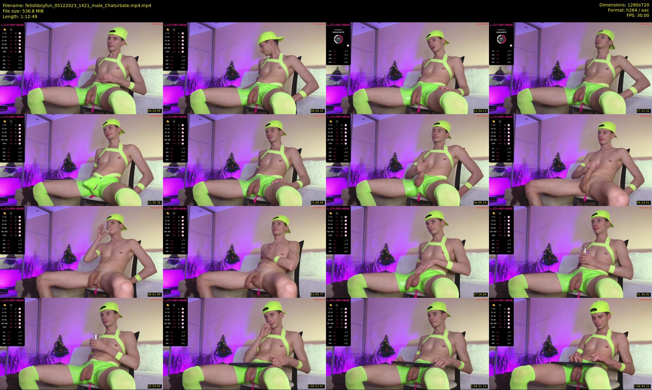 fetishboyfun — 73 minute Chaturbate male cam show recording, 720p, Dec 5, 2023