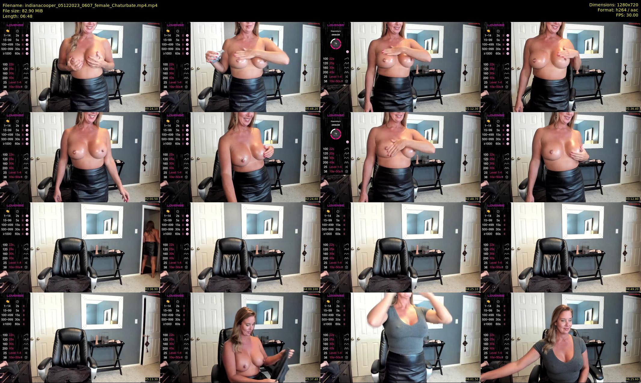 indianacooper — 7 minute Chaturbate female cam show recording, 720p, Dec 5, 2023