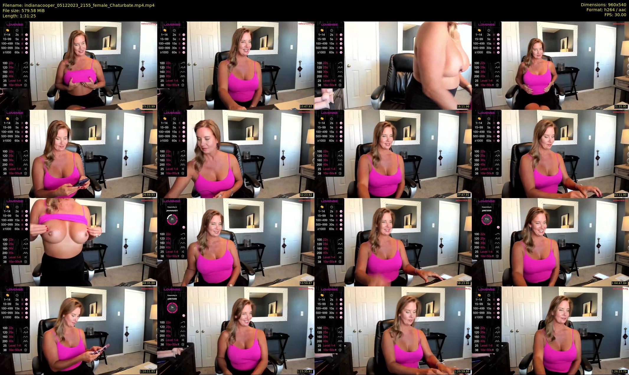 indianacooper — 92 minute Chaturbate female cam show recording, 480p, Dec 5, 2023