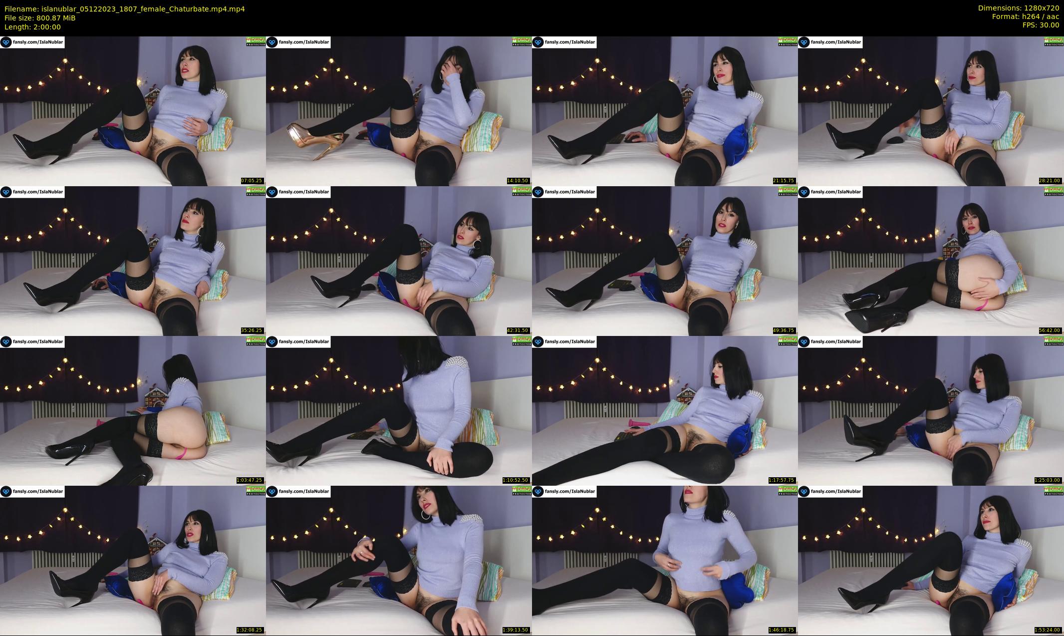 islanublar — 120 minute Chaturbate female cam show recording, 720p, Dec 5, 2023