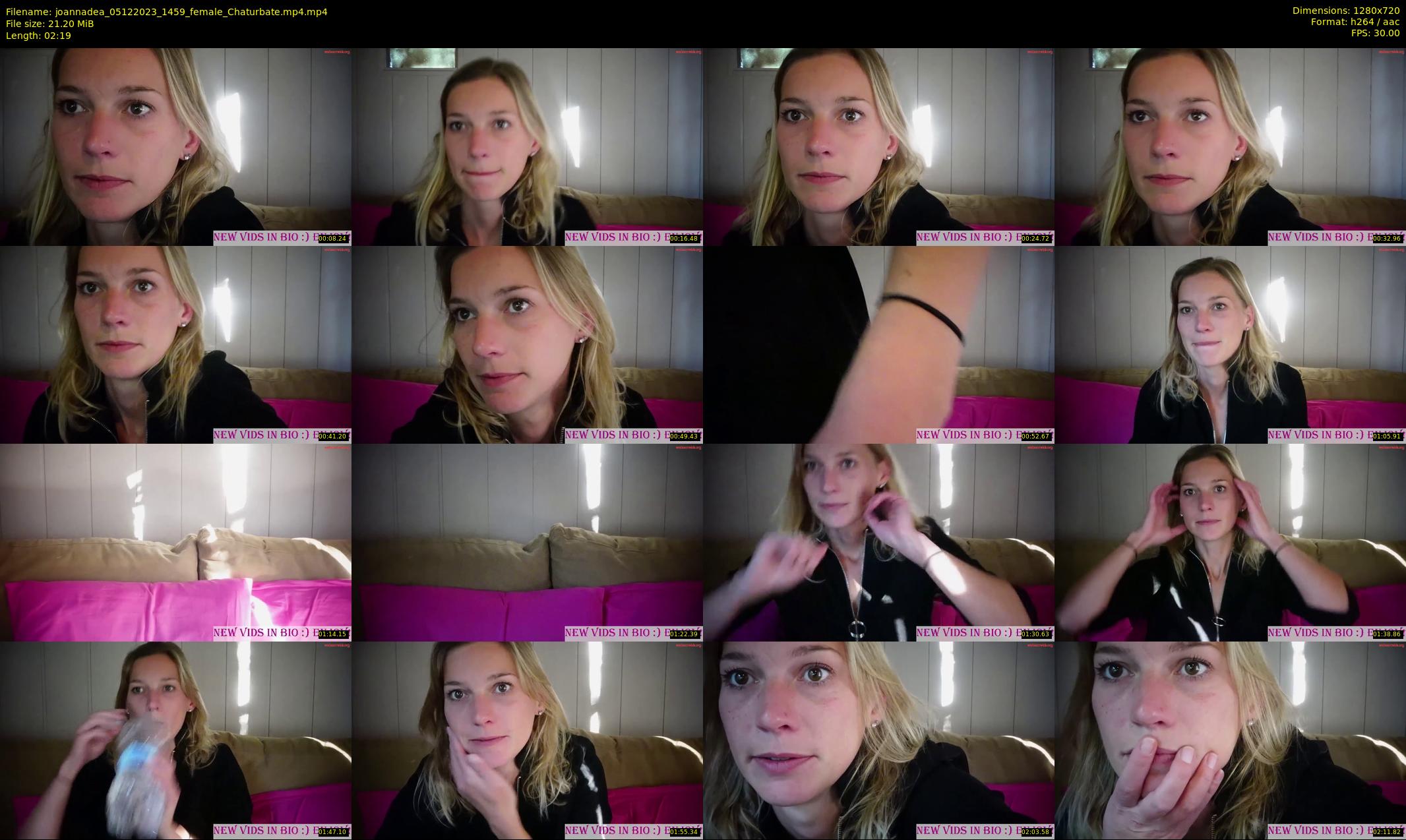 joannadea — 3 minute Chaturbate female cam show recording, 720p, Dec 5, 2023