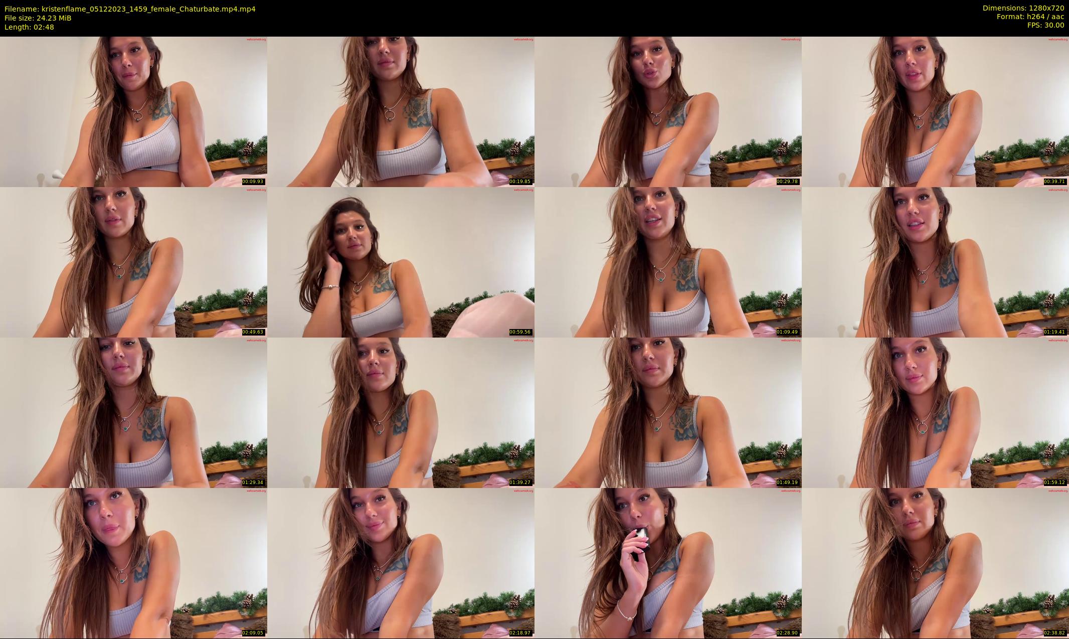 kristenflame — 3 minute Chaturbate couple cam show recording, 720p, Dec 5, 2023
