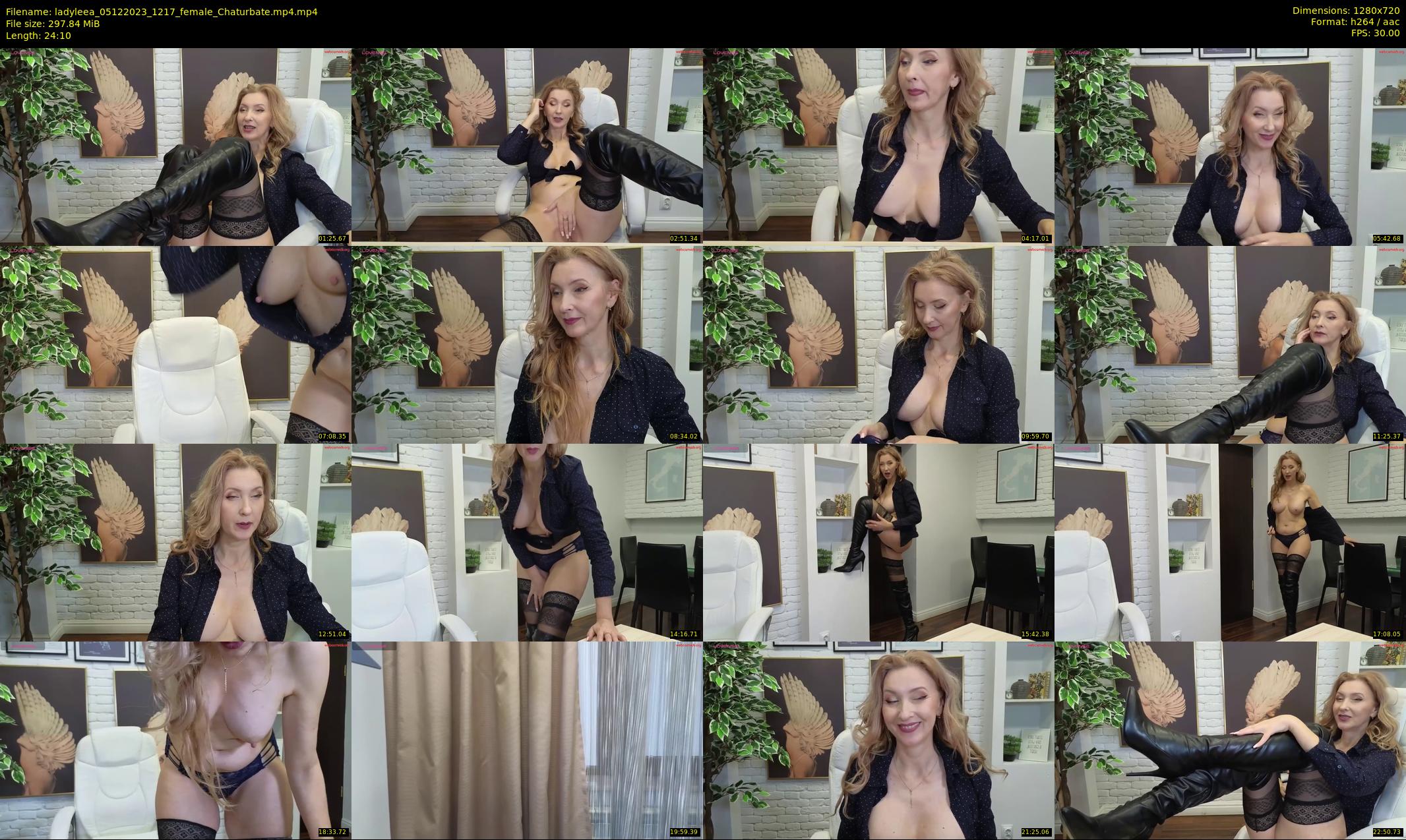 ladyleea — 25 minute Chaturbate female cam show recording, 720p, Dec 5, 2023
