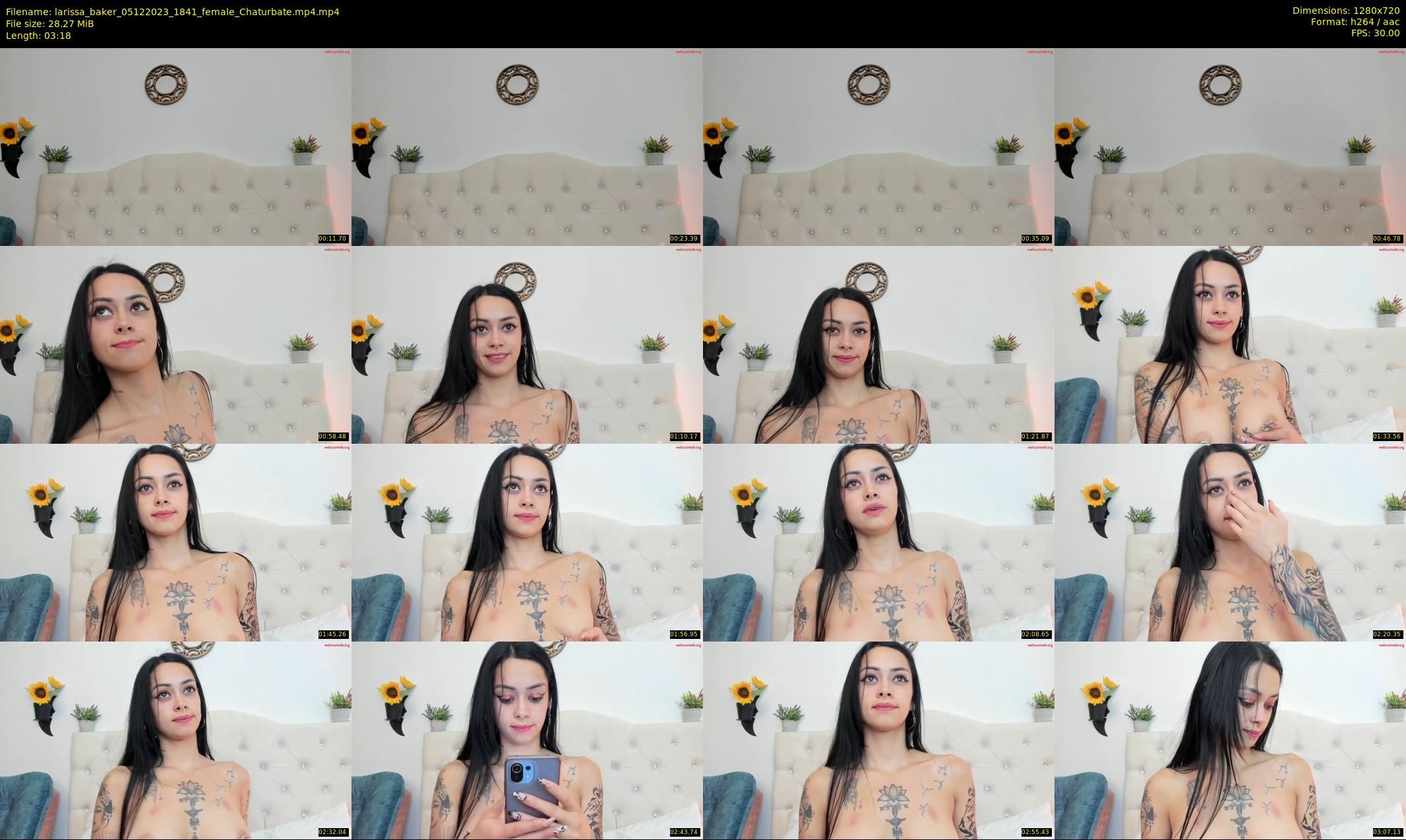 larissa_baker — 4 minute Chaturbate female cam show recording, 720p, Dec 5, 2023