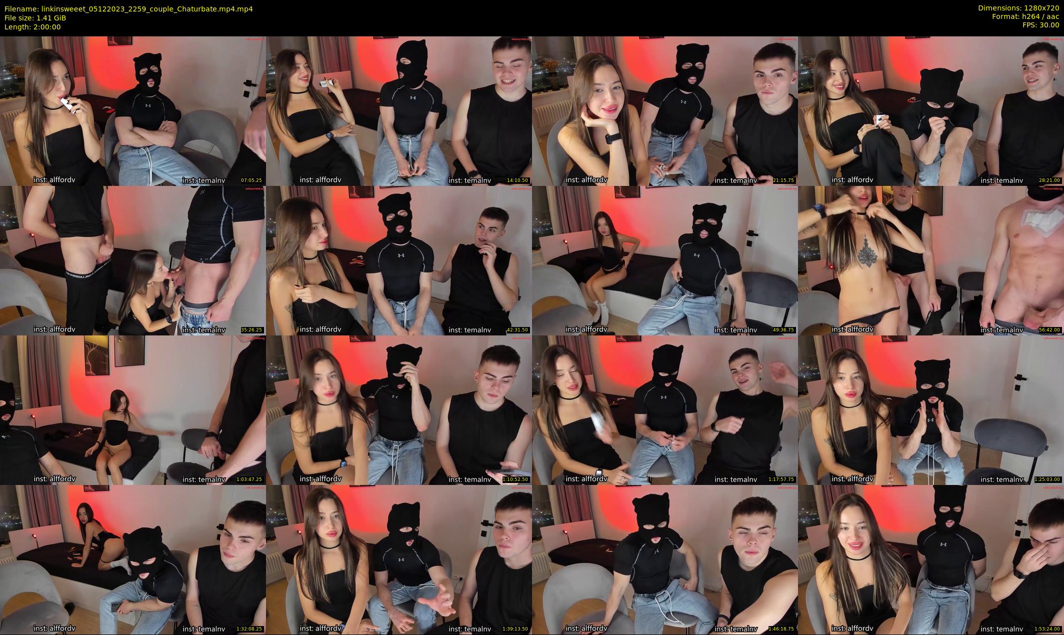 linkinsweeet — 120 minute Chaturbate couple cam show recording, 720p, Dec 5, 2023