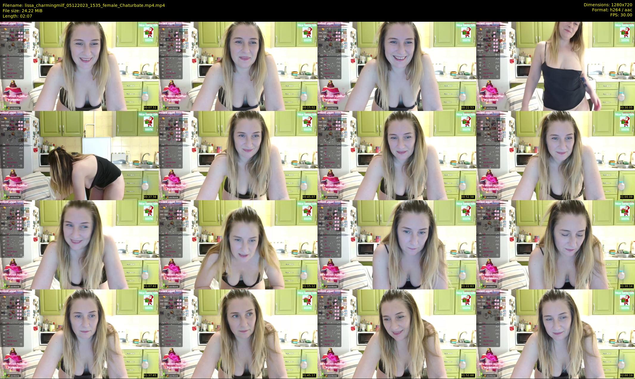 lissa_charmingmilf — 3 minute Chaturbate female cam show recording, 720p, Dec 5, 2023