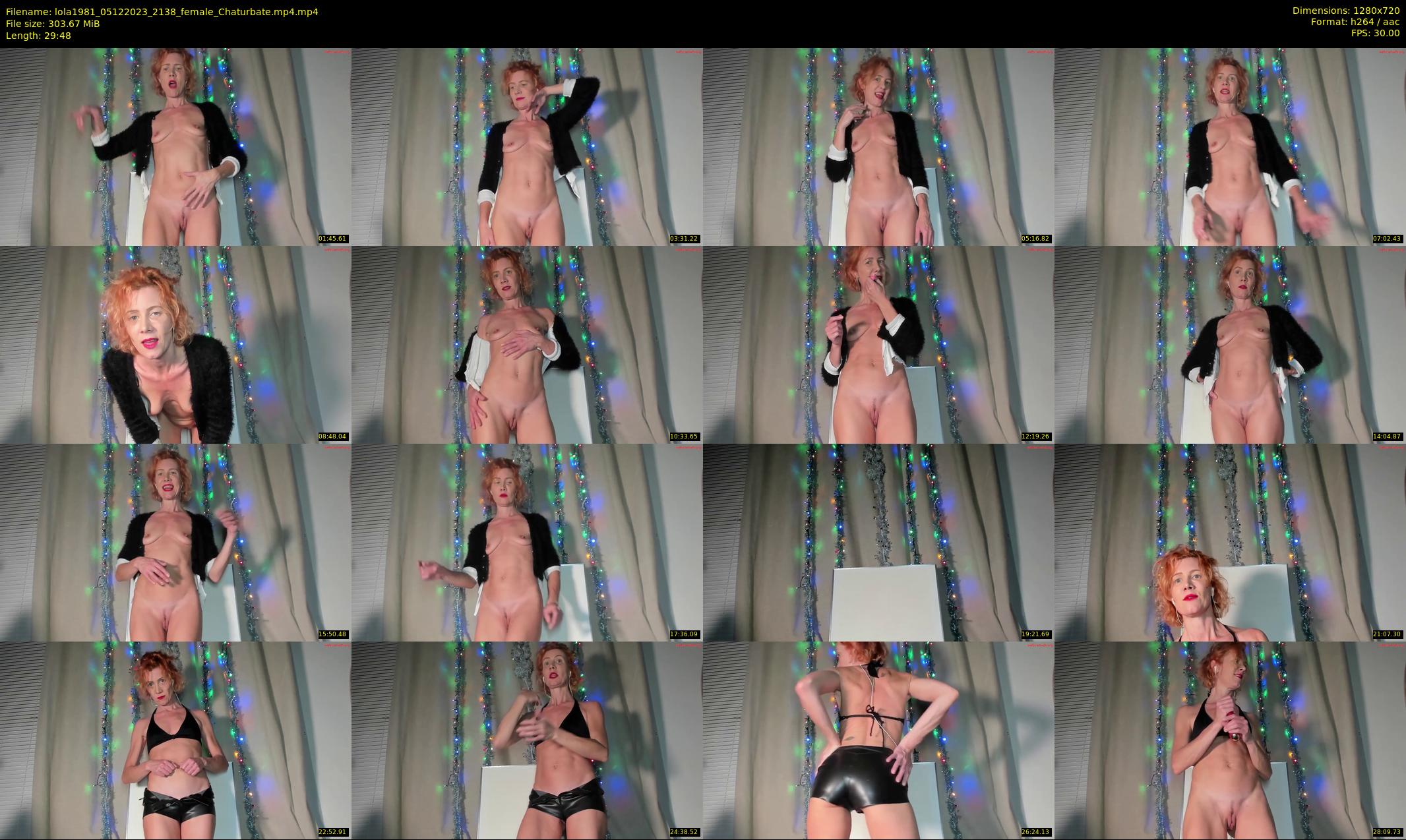 lola1981 — 30 minute Chaturbate female cam show recording, 720p, Dec 5, 2023
