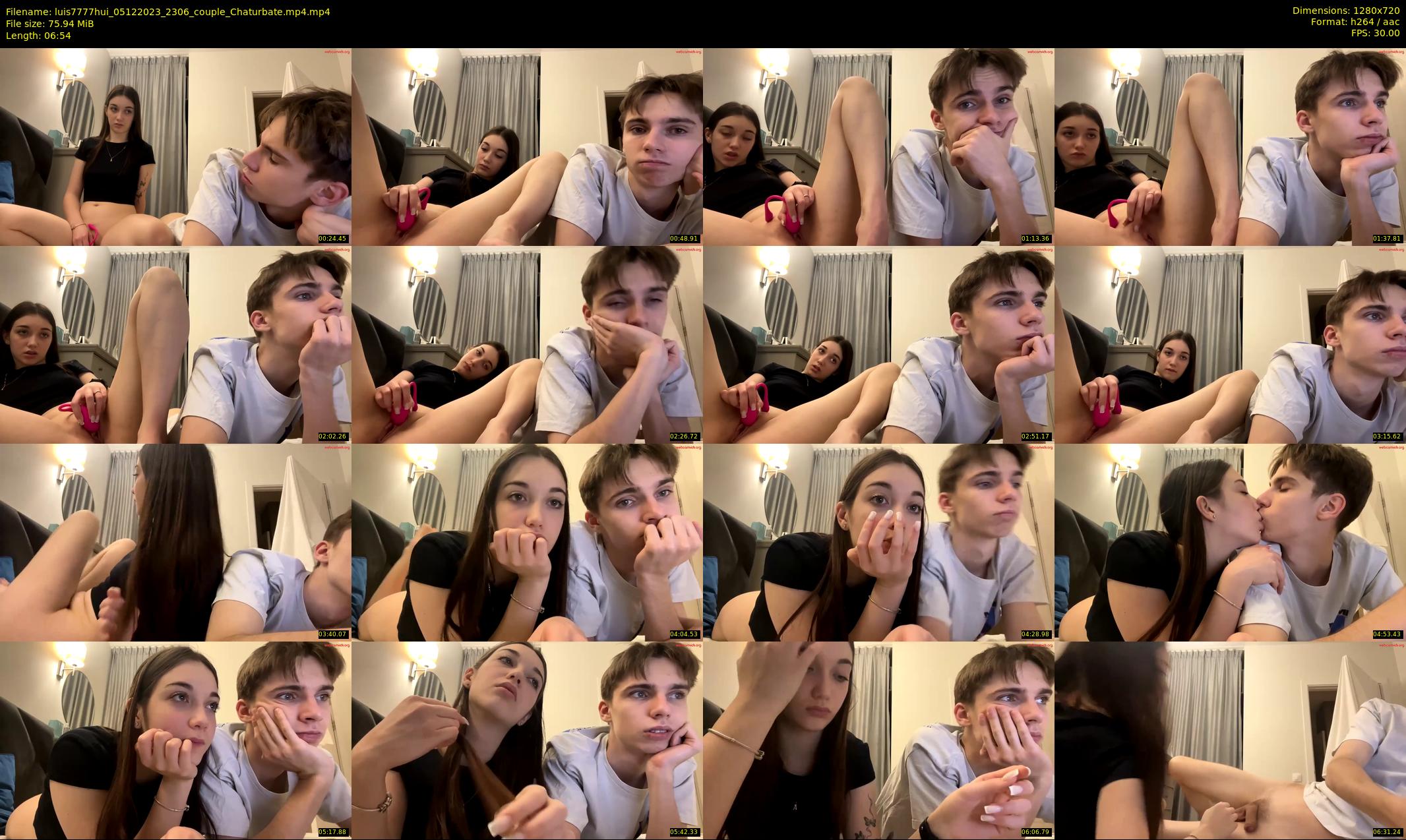luis7777hui — 7 minute Chaturbate couple cam show recording, 720p, Dec 5, 2023