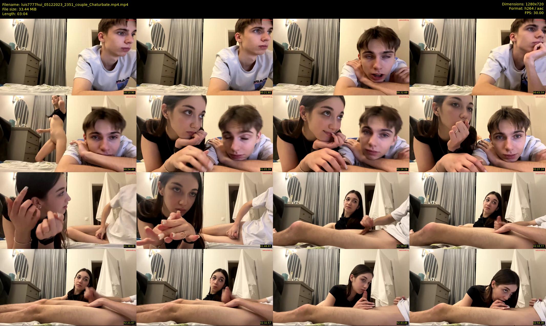 luis7777hui — 4 minute Chaturbate couple cam show recording, 720p, Dec 5, 2023