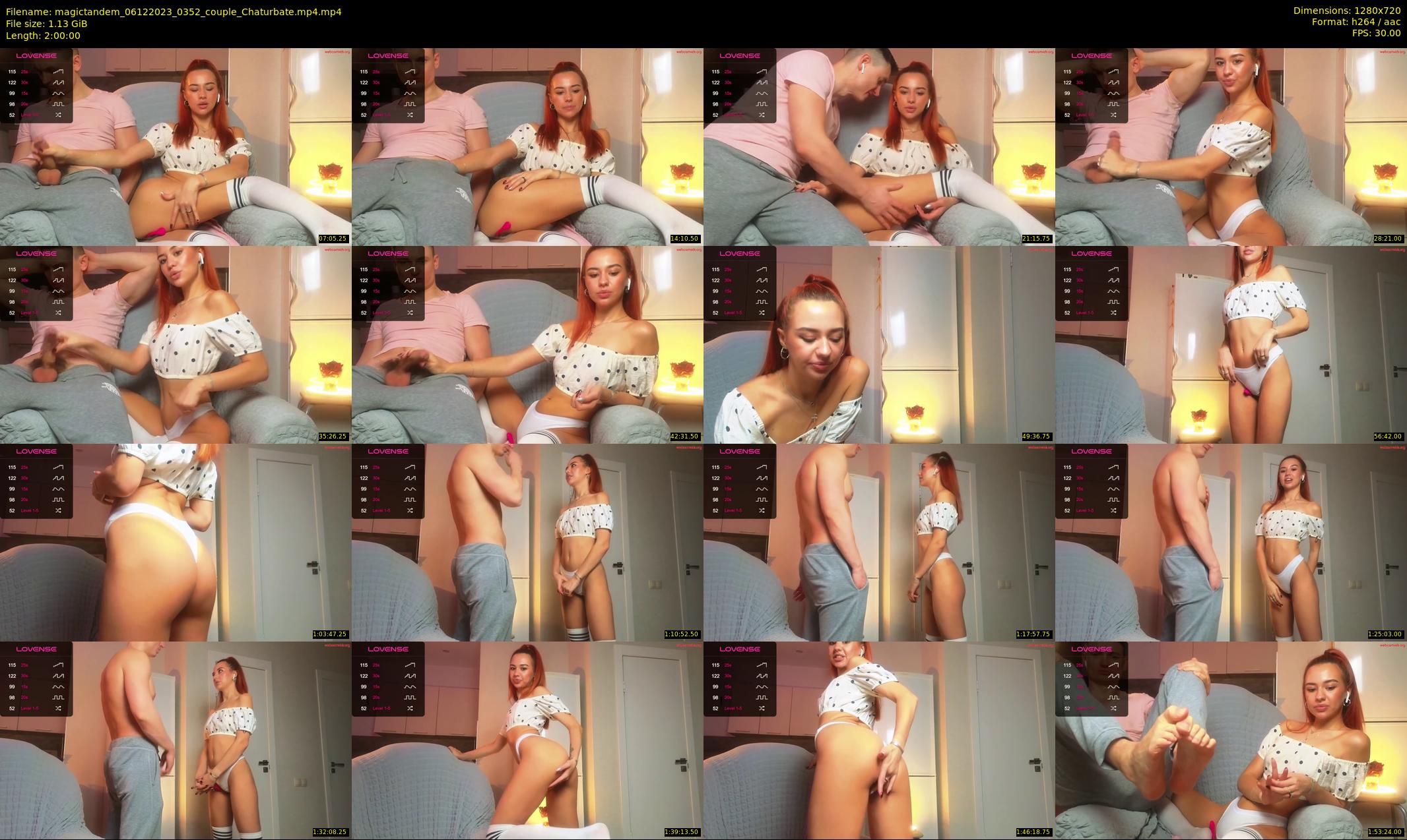 magictandem — 120 minute Chaturbate couple cam show recording, 720p, Dec 6, 2023