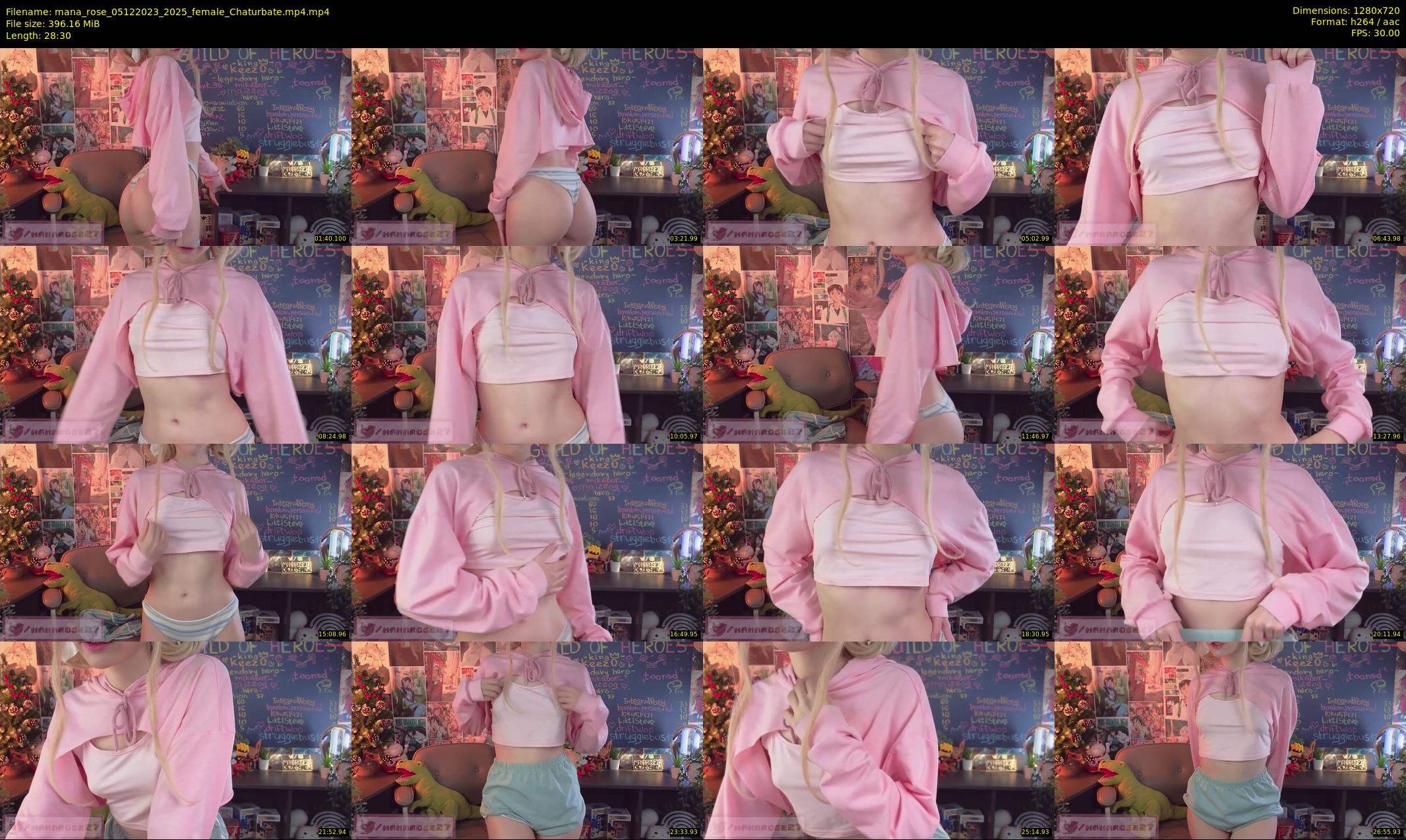 mana_rose — 29 minute Chaturbate female cam show recording, 720p, Dec 5, 2023