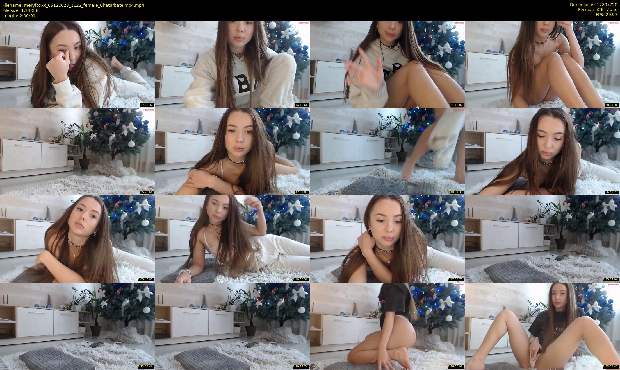 meryfoxxx — 121 minute Chaturbate female cam show recording, 720p, Dec 5, 2023