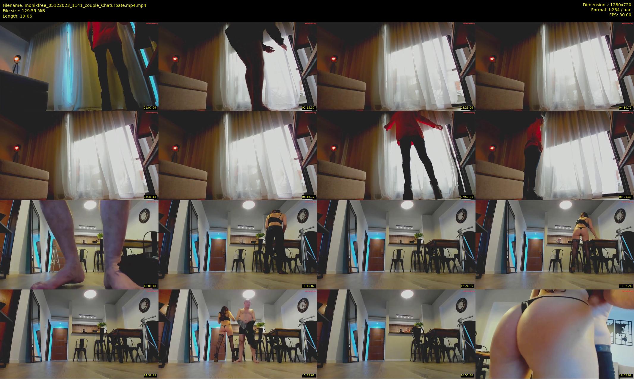monikfree — 20 minute Chaturbate couple cam show recording, 720p, Dec 5, 2023