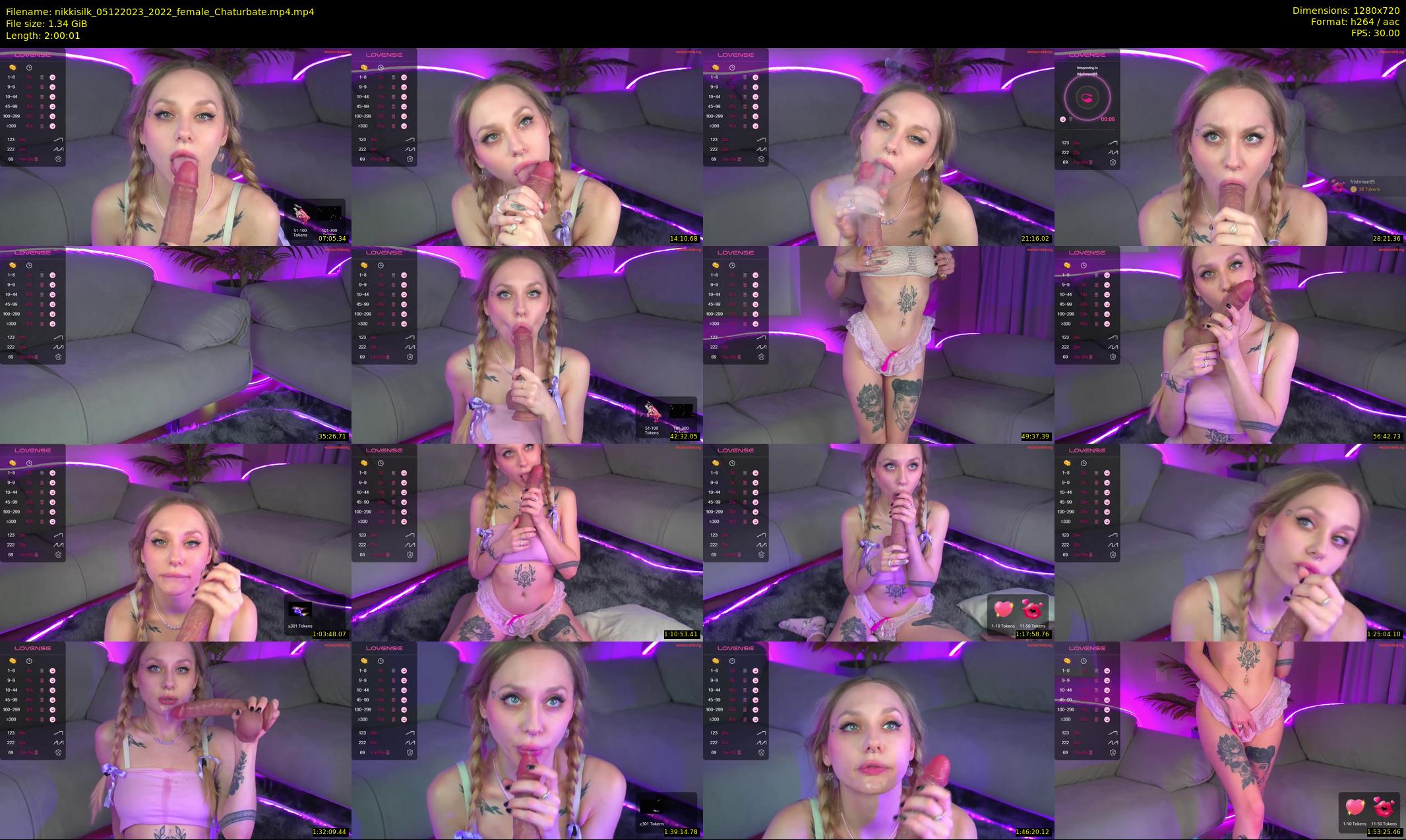 nikkisilk — 121 minute Chaturbate female cam show recording, 720p, Dec 5, 2023