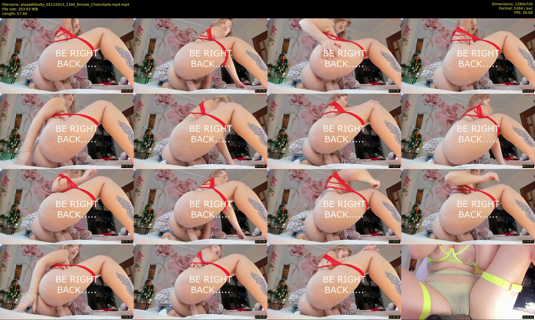 playwithkatty — 18 minute Chaturbate female cam show recording, 720p, Dec 5, 2023