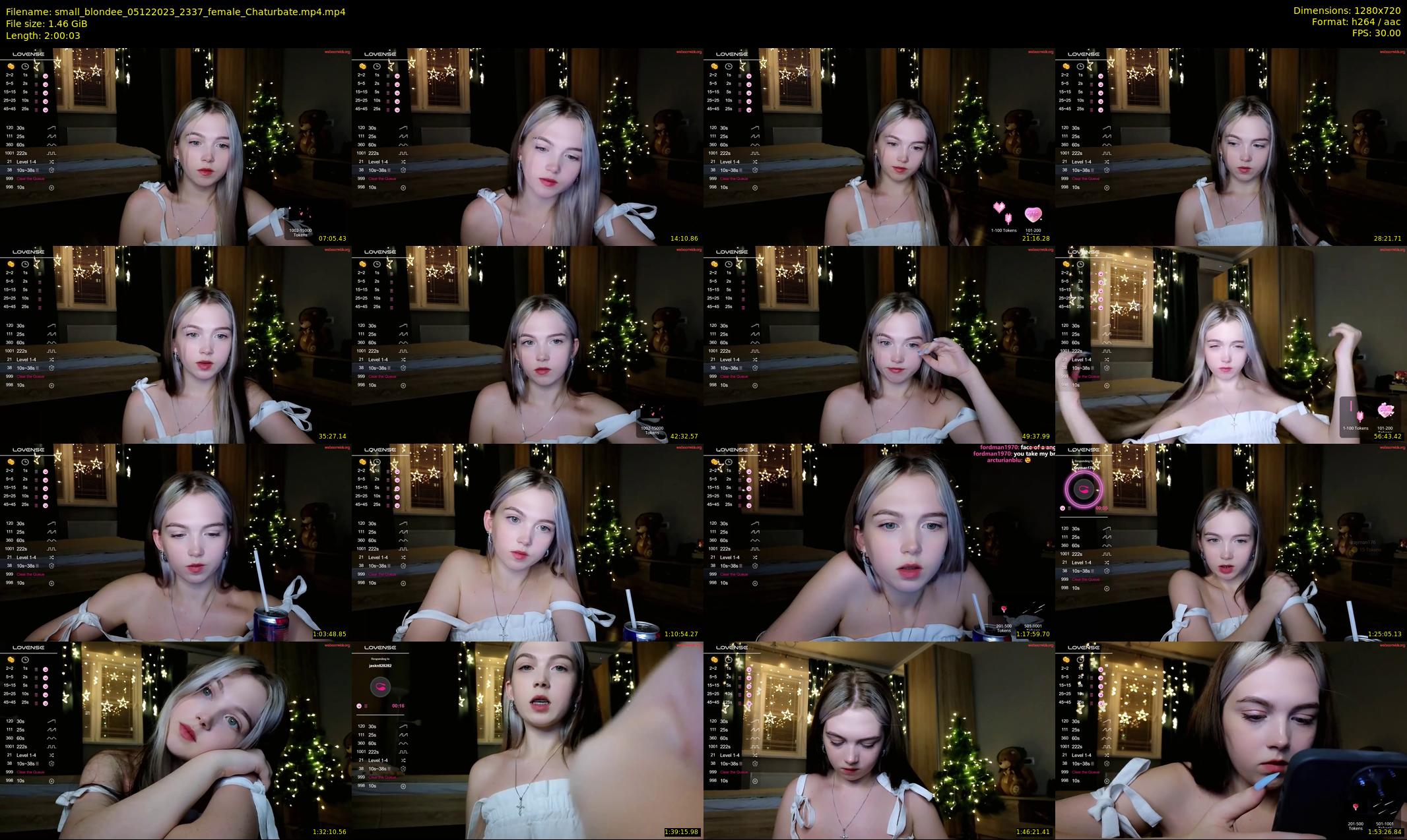 small_blondee — 121 minute Chaturbate female cam show recording, 720p, Dec 5, 2023