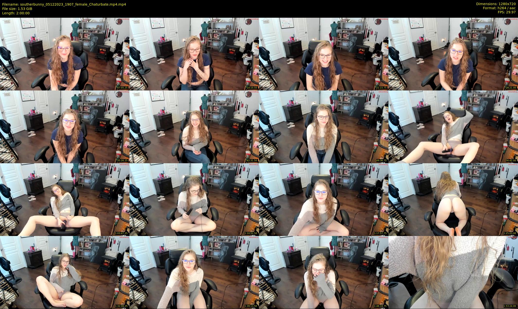 southerbunny — 120 minute Chaturbate female cam show recording, 720p, Dec 5, 2023