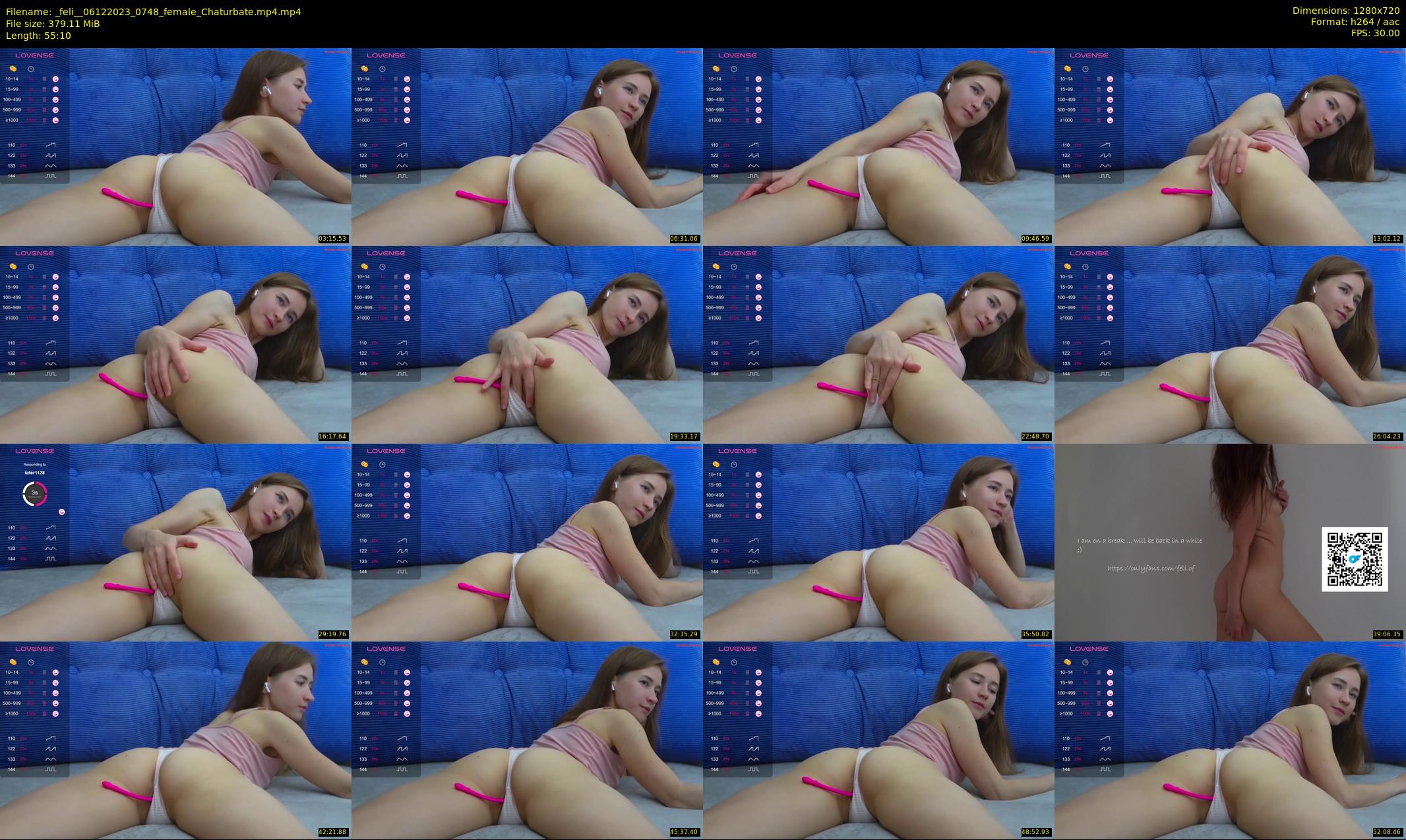 _feli_ — 56 minute Chaturbate female cam show recording, 720p, Dec 6, 2023