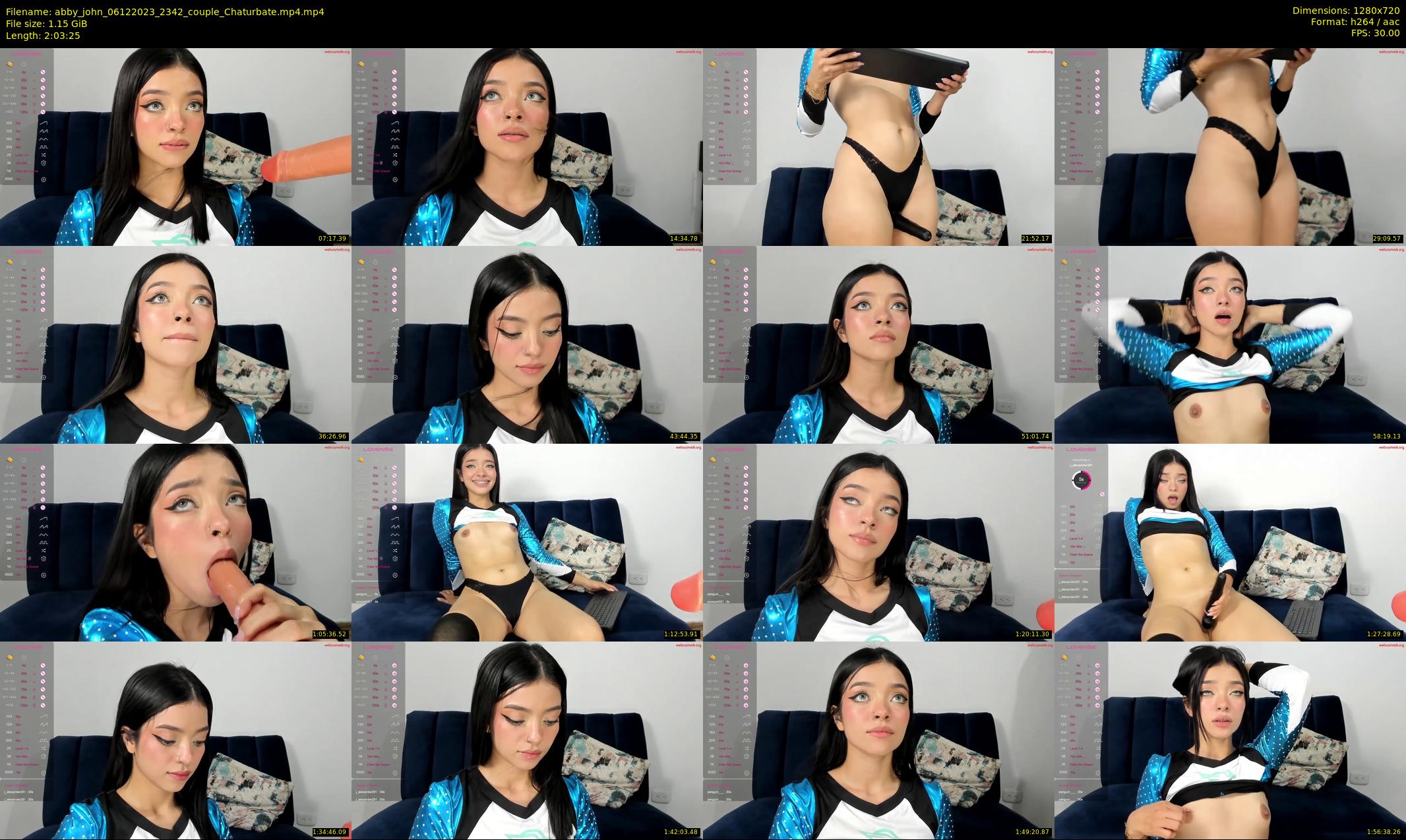 abby_john — 124 minute Chaturbate couple cam show recording, 720p, Dec 6, 2023