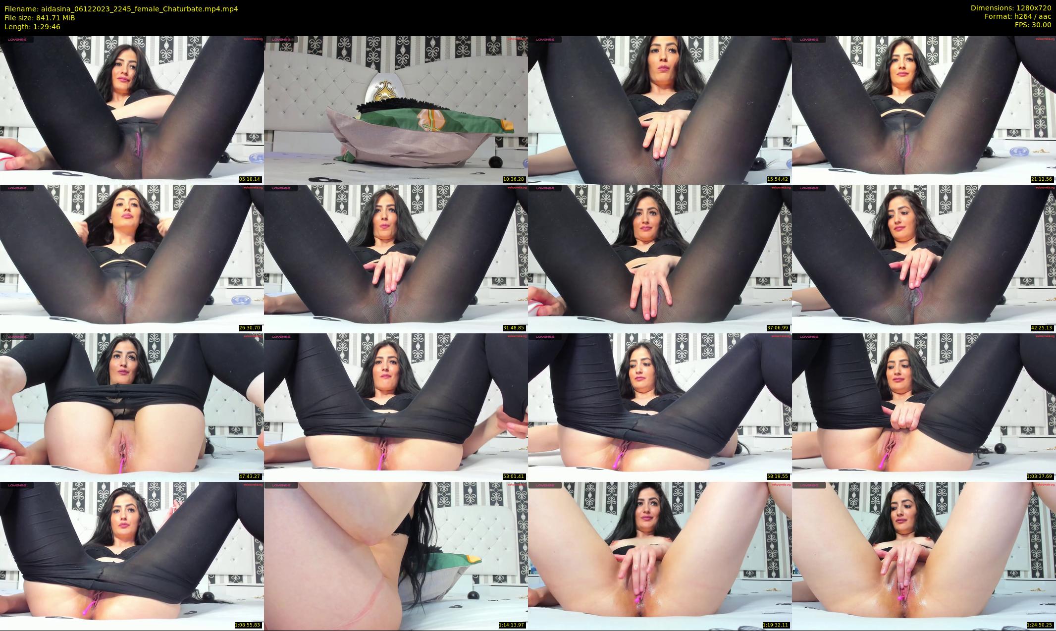 aidasina — 90 minute Chaturbate female cam show recording, 720p, Dec 6, 2023