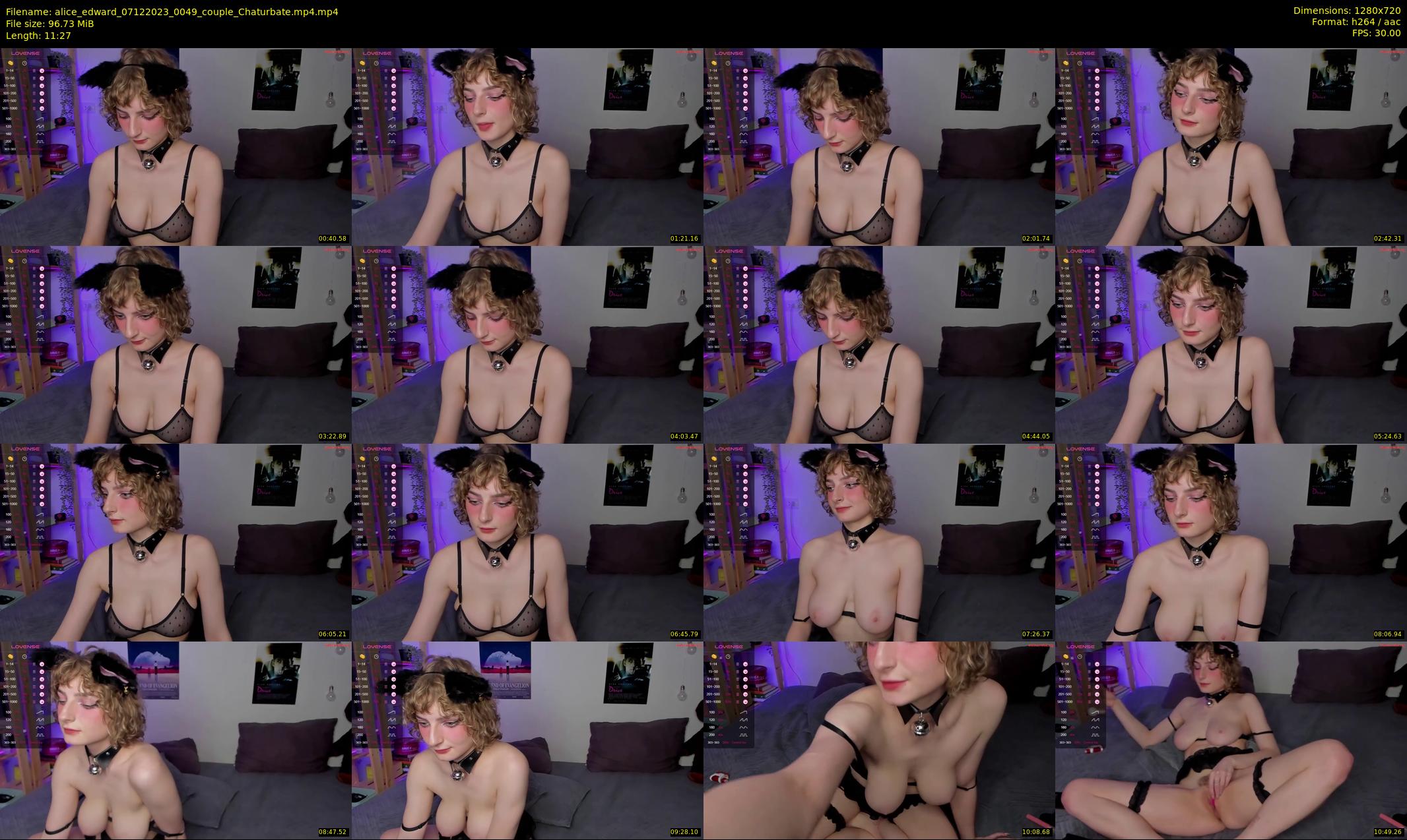 alice_edward — 12 minute Chaturbate couple cam show recording, 720p, Dec 7, 2023