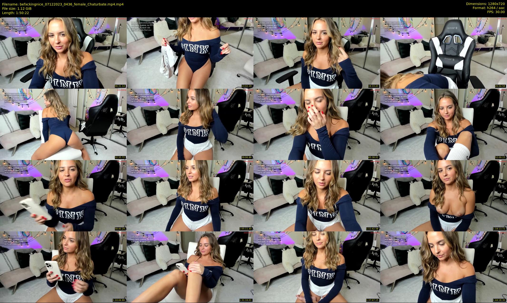 befxckingnice — 111 minute Chaturbate female cam show recording, 720p, Dec 7, 2023