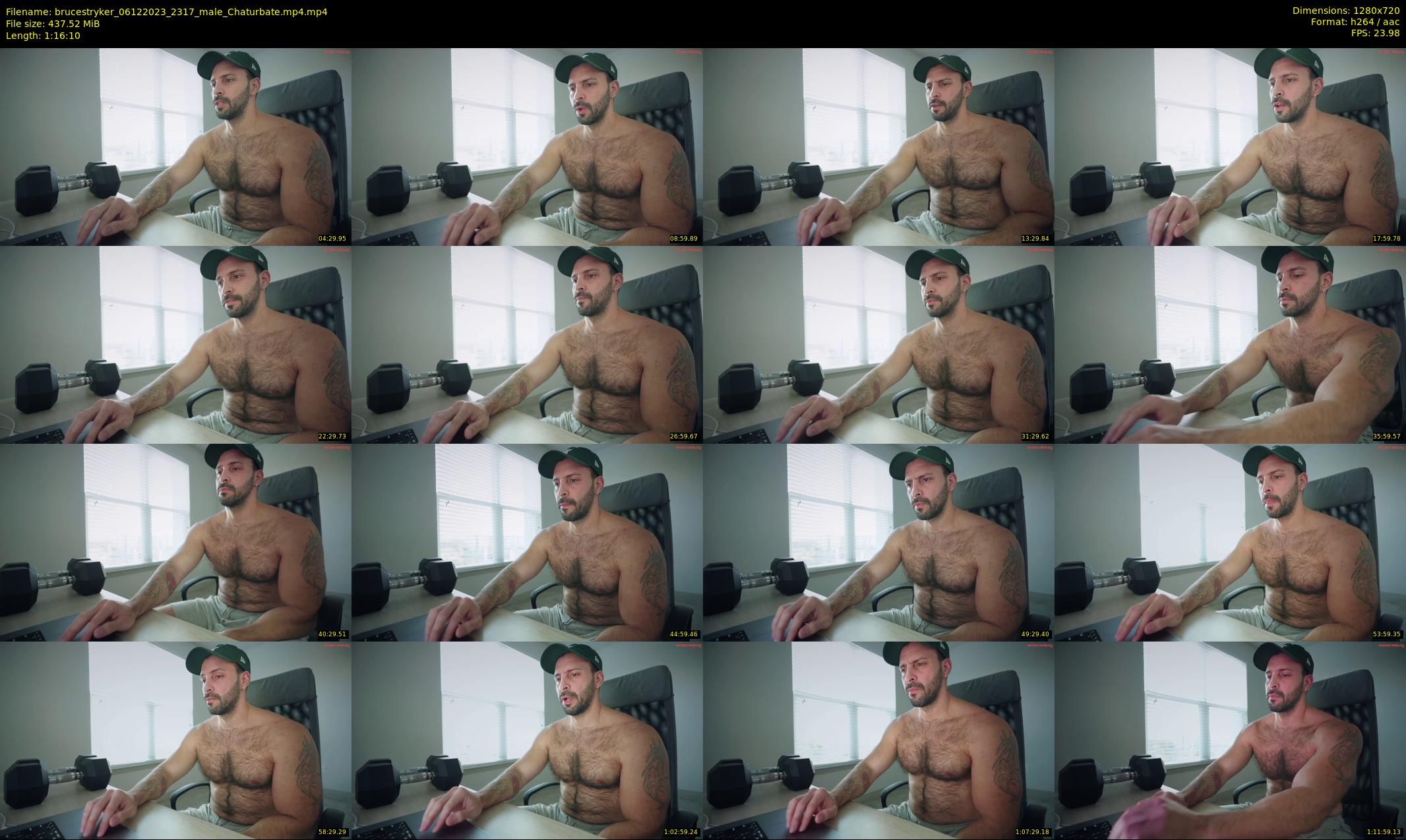 brucestryker — 77 minute Chaturbate male cam show recording, 720p, Dec 6, 2023