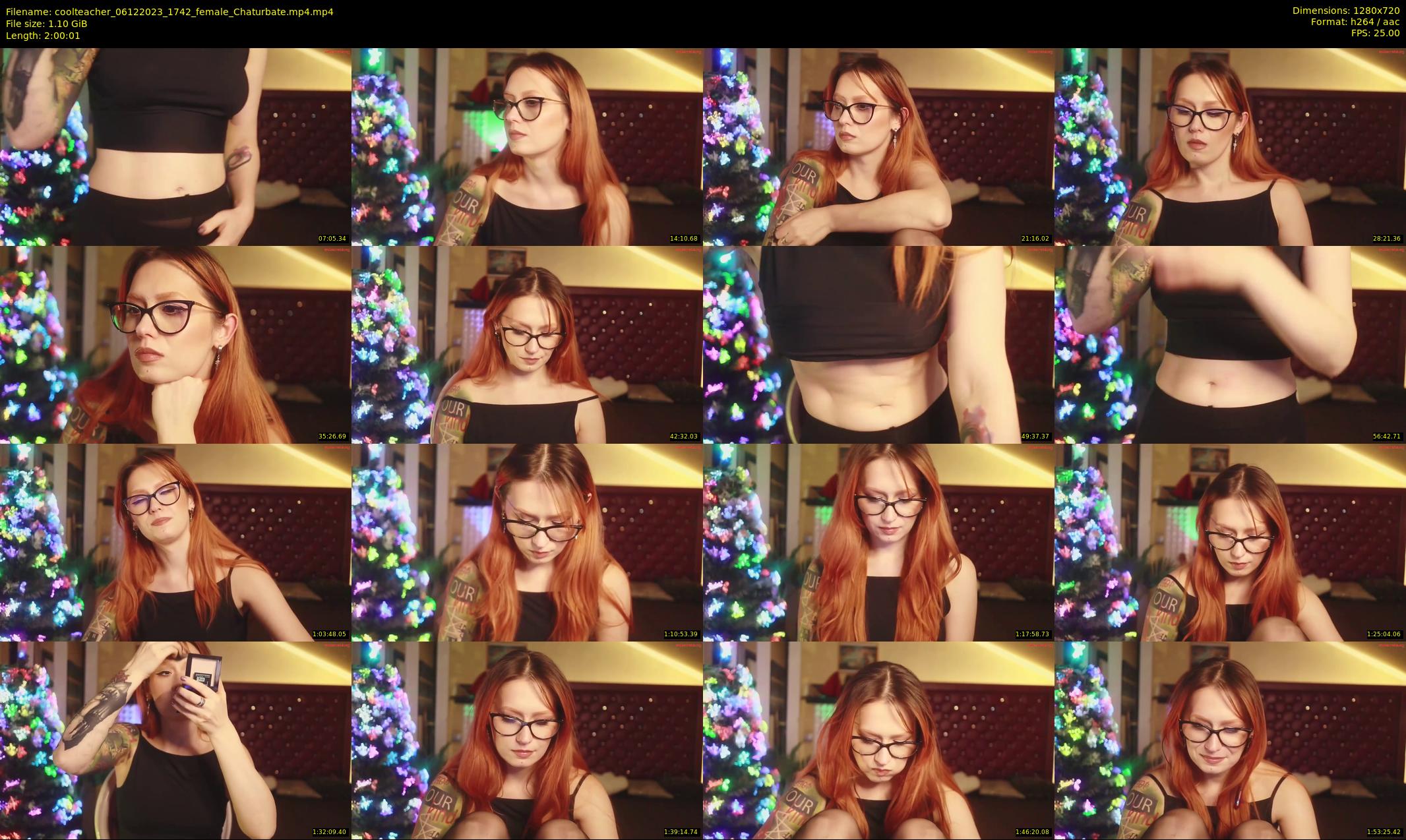 coolteacher — 121 minute Chaturbate female cam show recording, 720p, Dec 6, 2023
