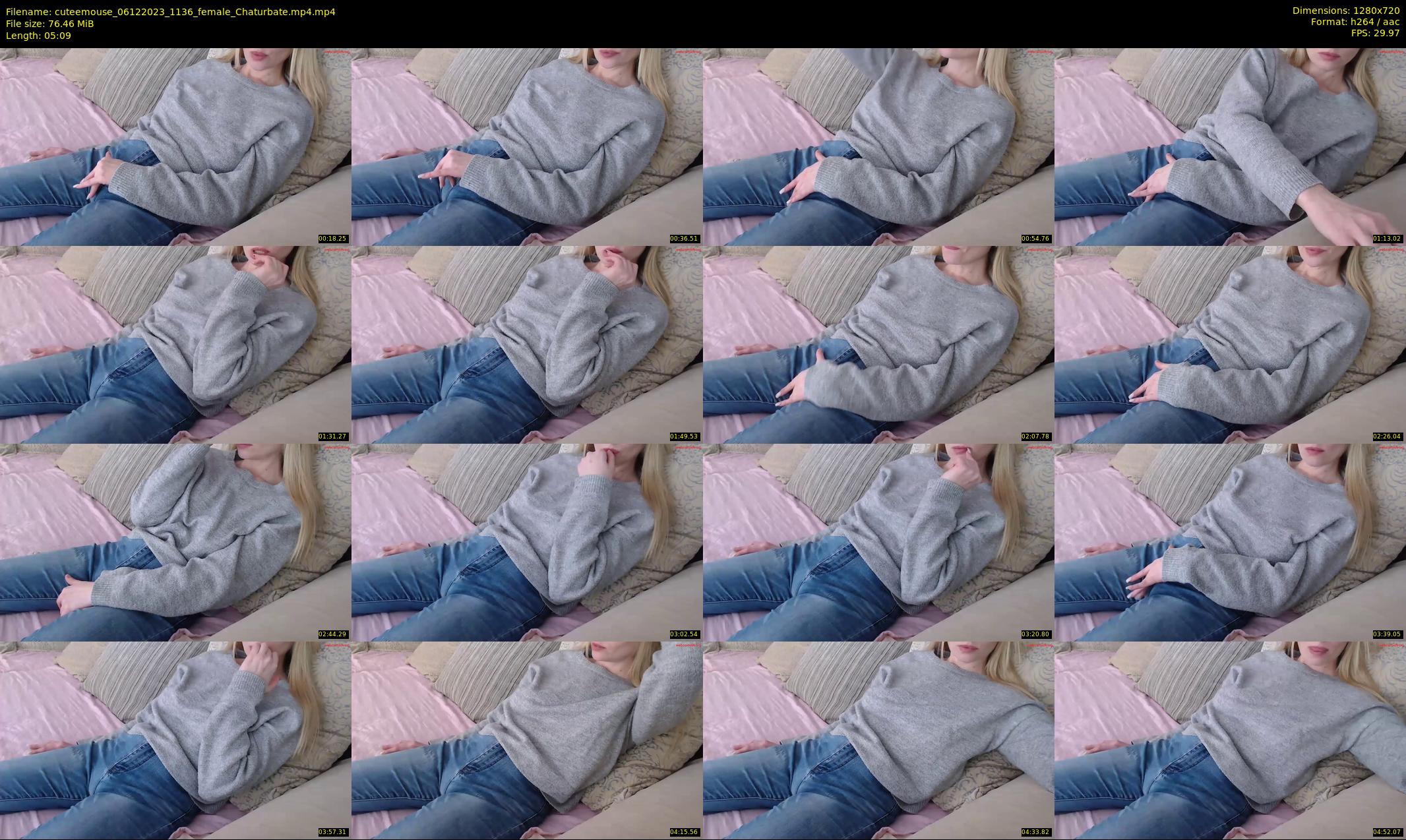cuteemouse — 6 minute Chaturbate female cam show recording, 720p, Dec 6, 2023